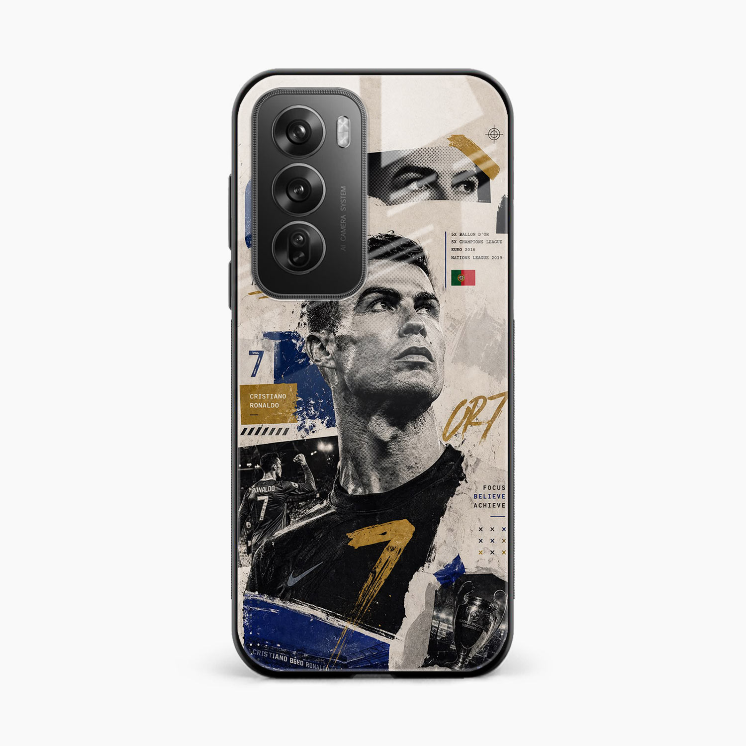 Cr7 Oppo Reno 12 Pro 5G Back Cover