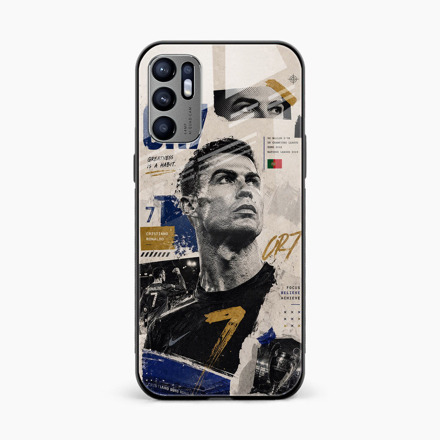 Cr7 Oppo Reno 6 4G Back Cover