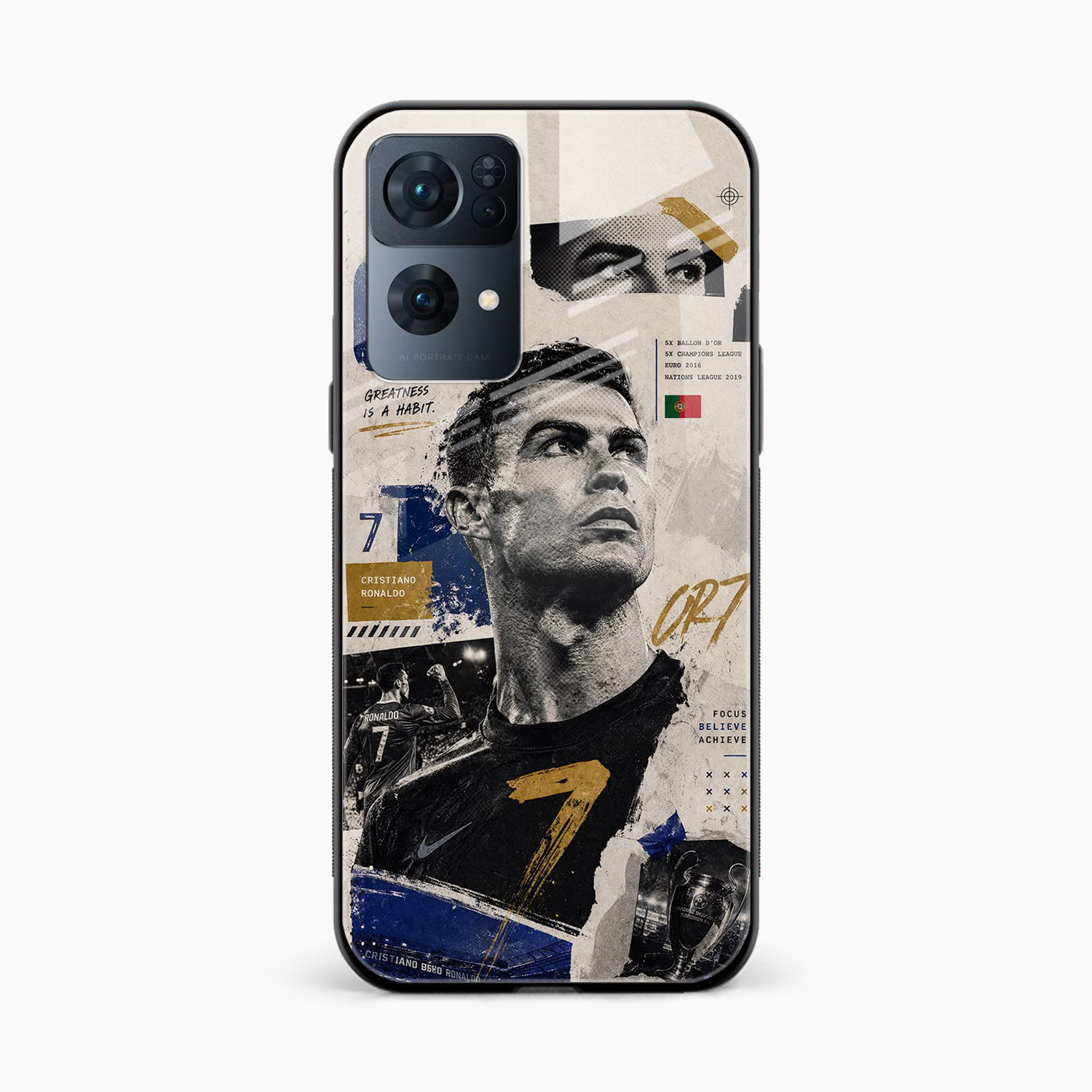 Cr7 Oppo Reno 7 Pro Back Cover