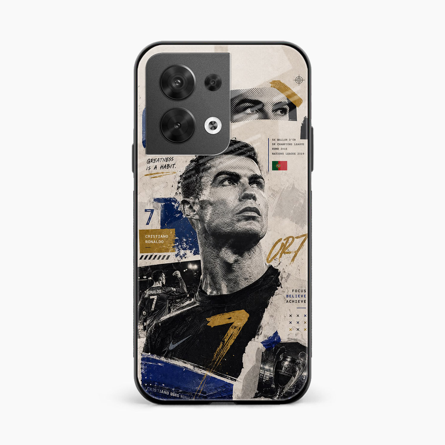 Cr7 Oppo Reno 8 Back Cover