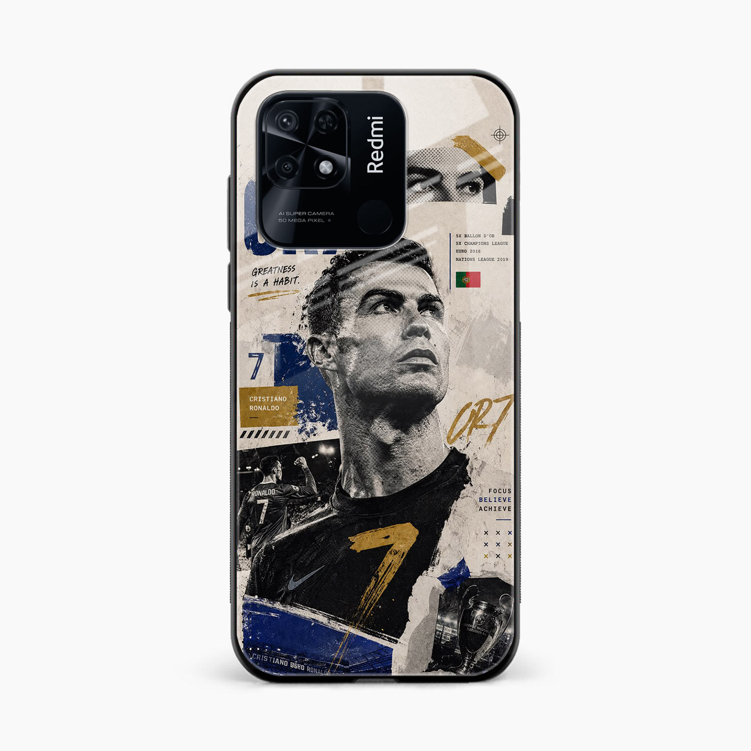 Cr7 Redmi 10 Power Back Cover