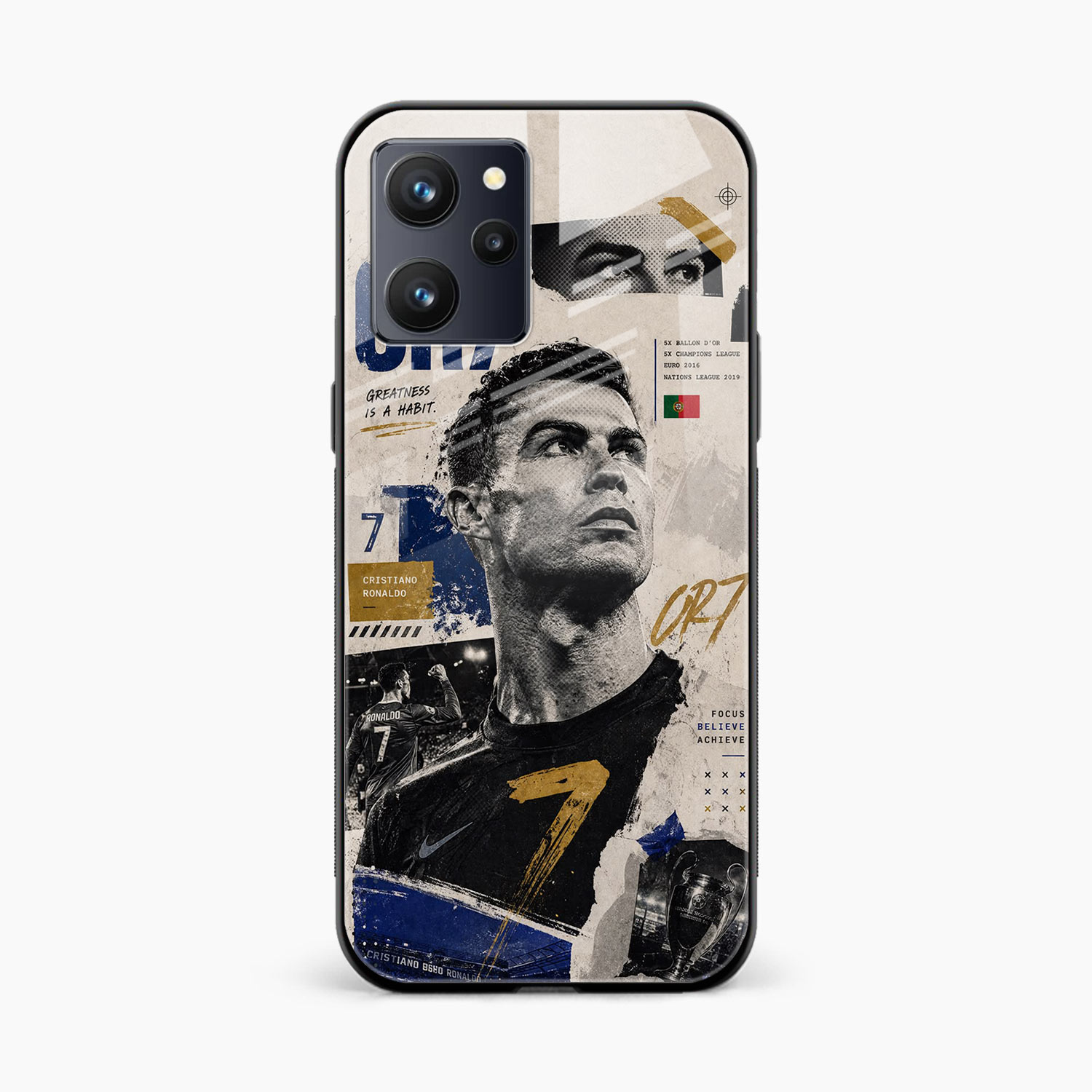Cr7 Redmi 12 Back Cover