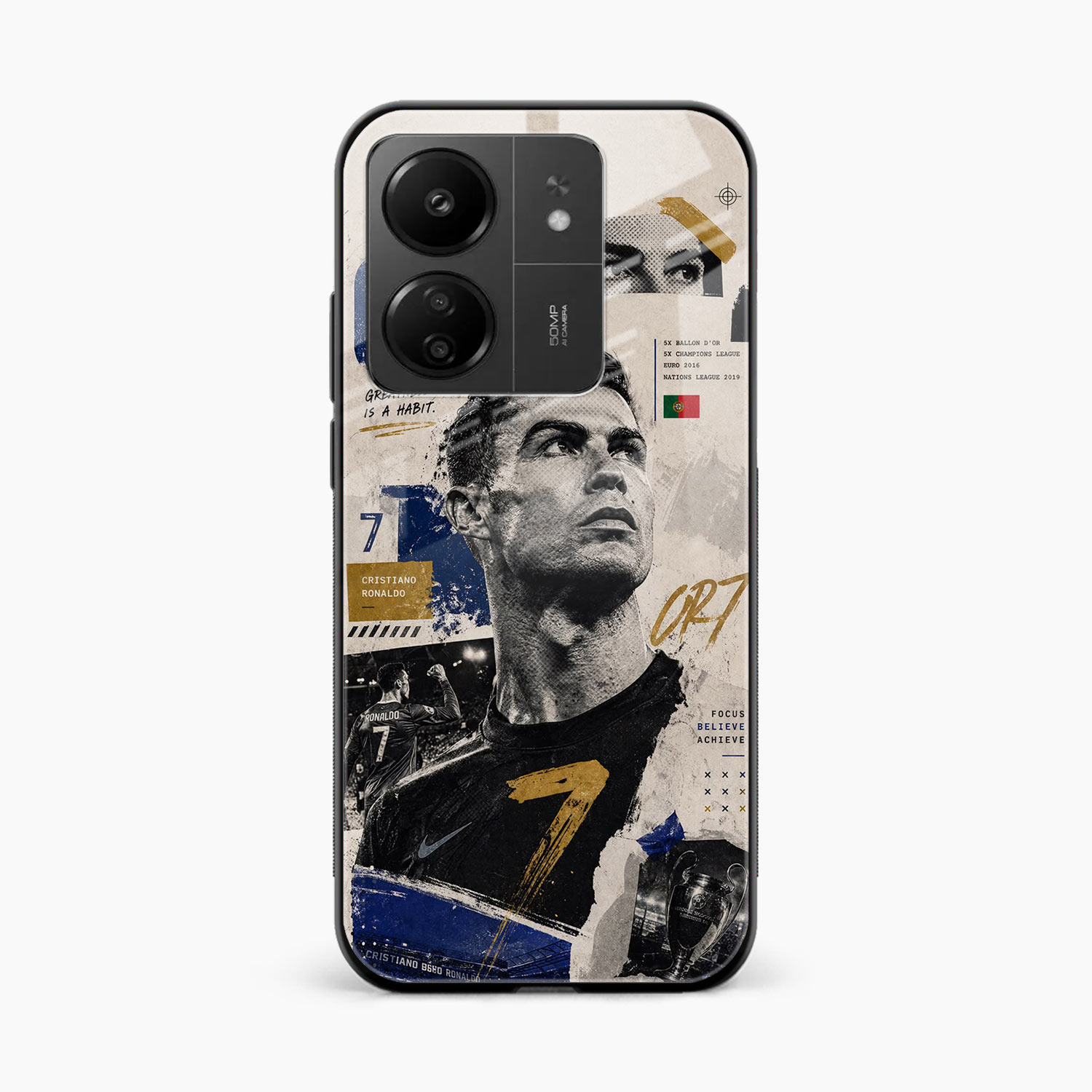 Cr7 Redmi 13c Back Cover