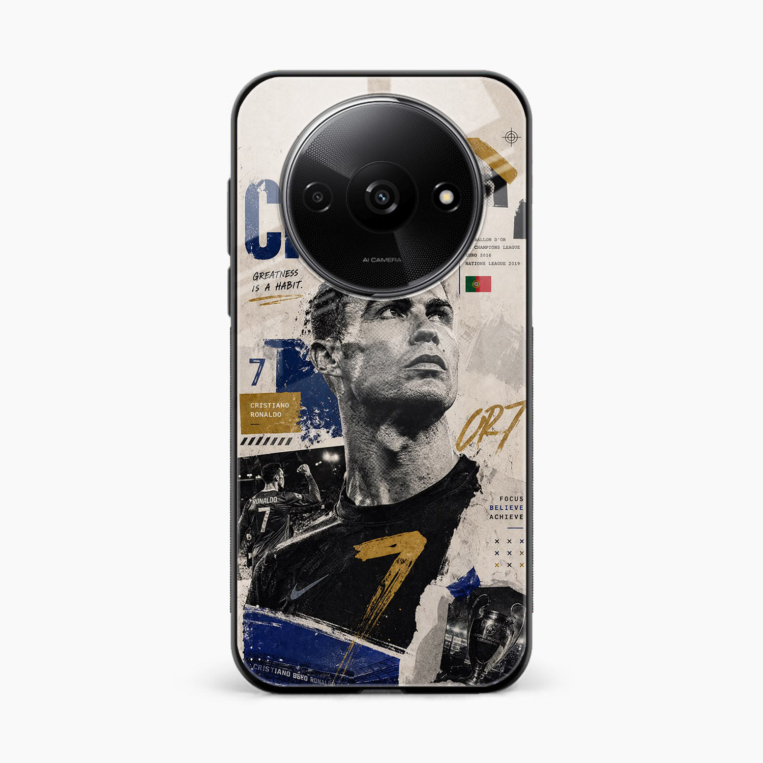 Cr7 Redmi A3 Back Cover
