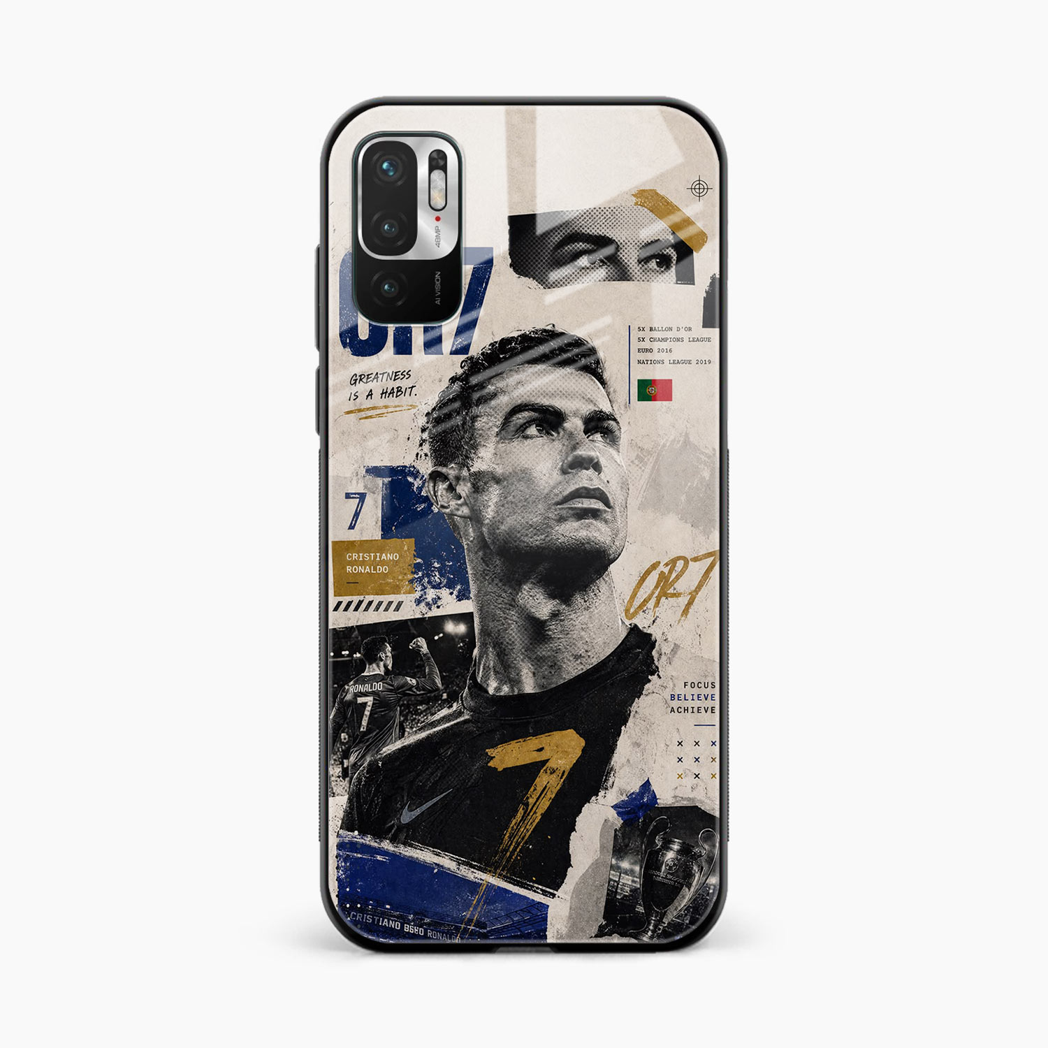 Cr7 Redmi Note 10T Back Cover