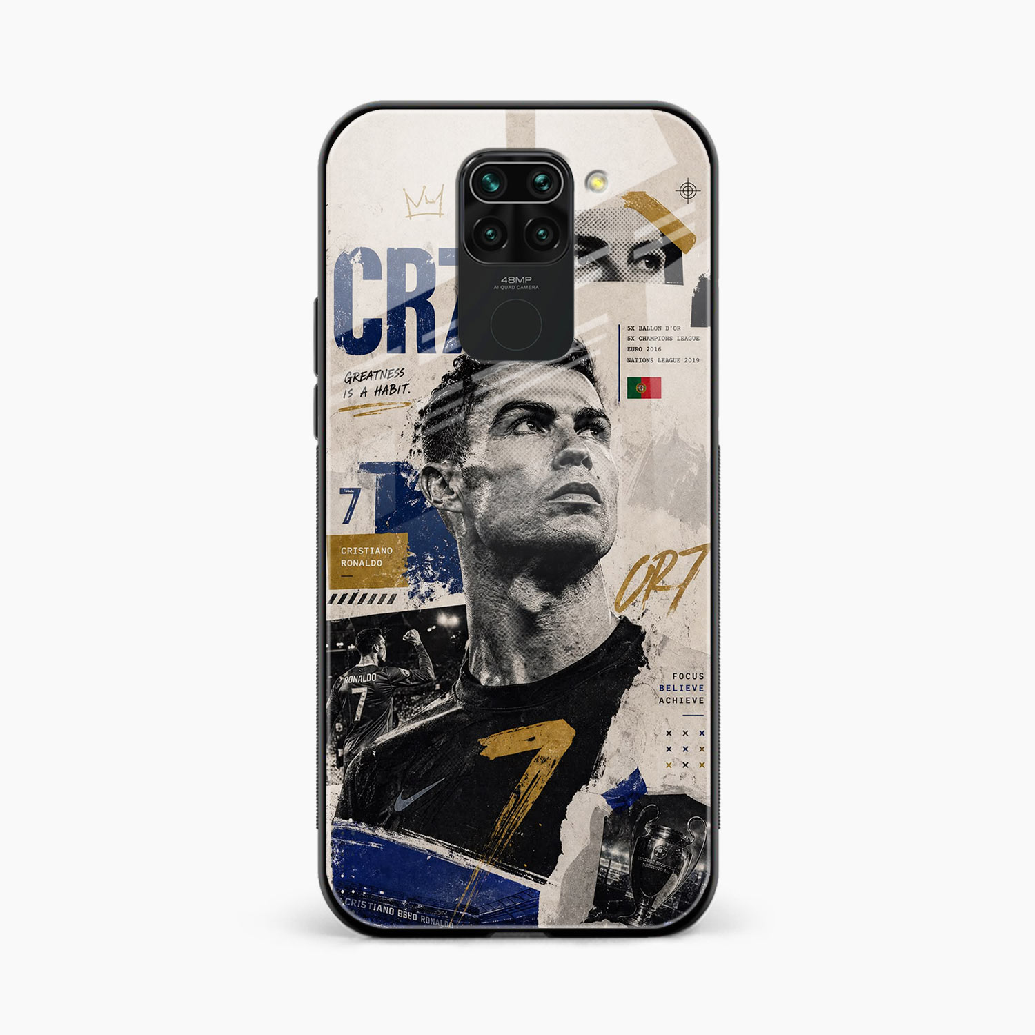Cr7 Redmi Note 9 Back Cover