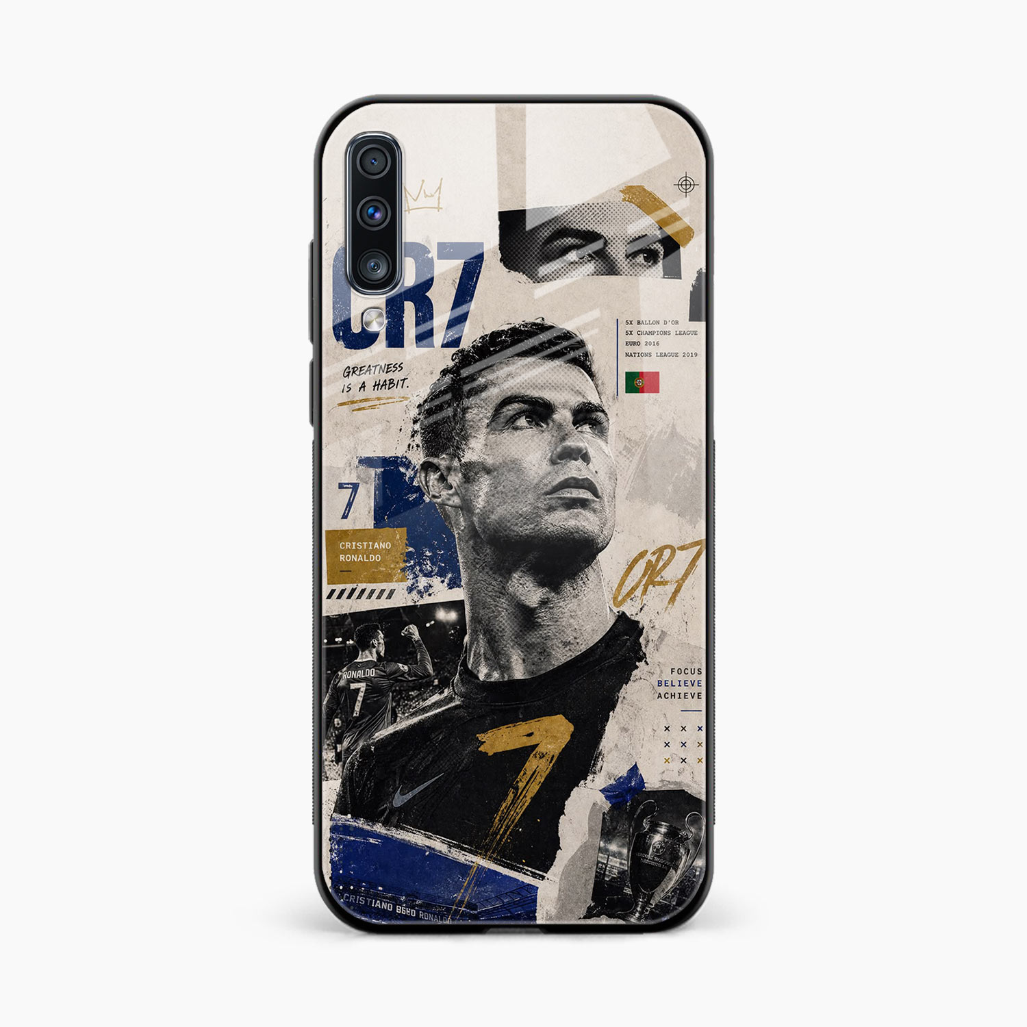 Cr7 Samsung A70s Back Cover