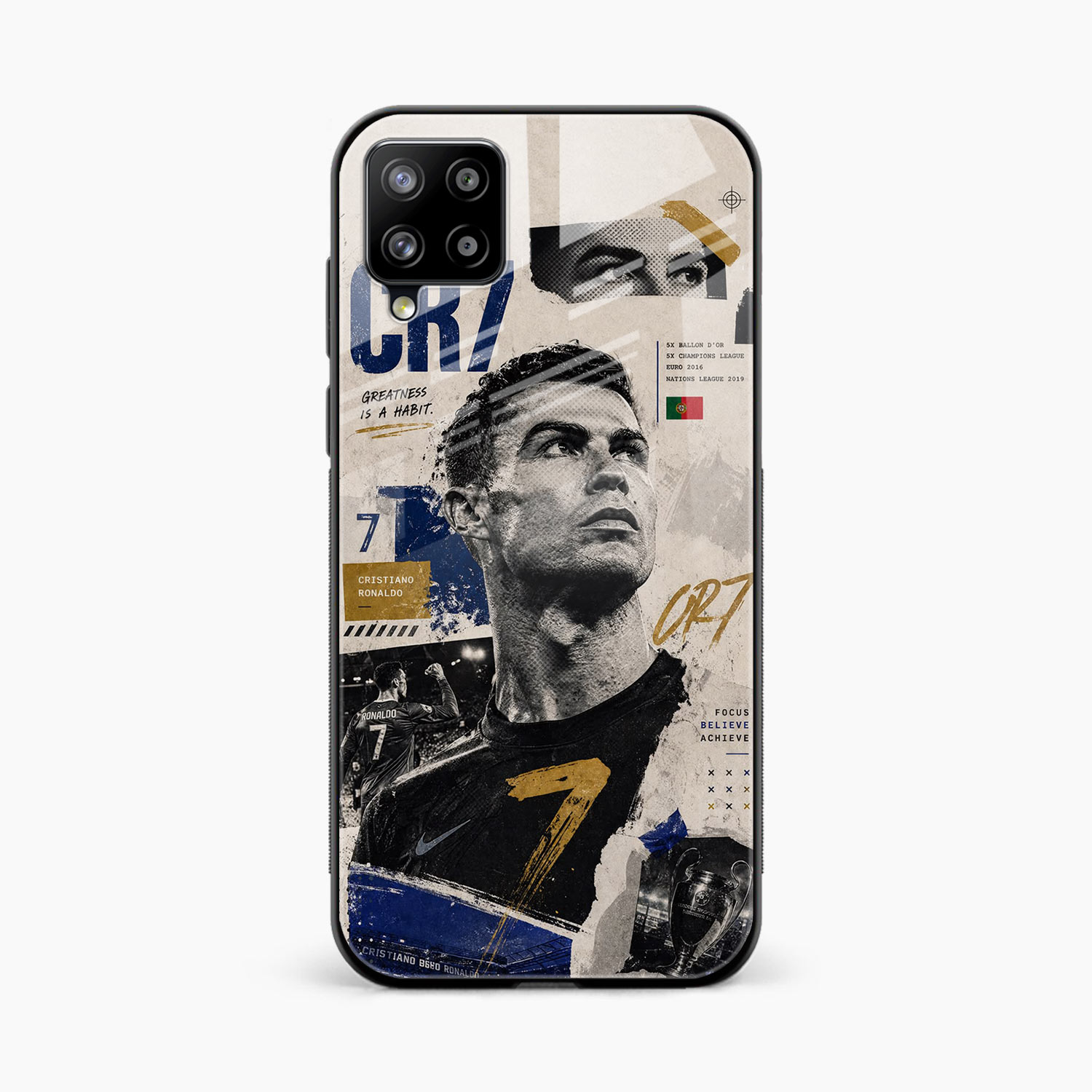 Cr7 Samsung M32 Back Cover