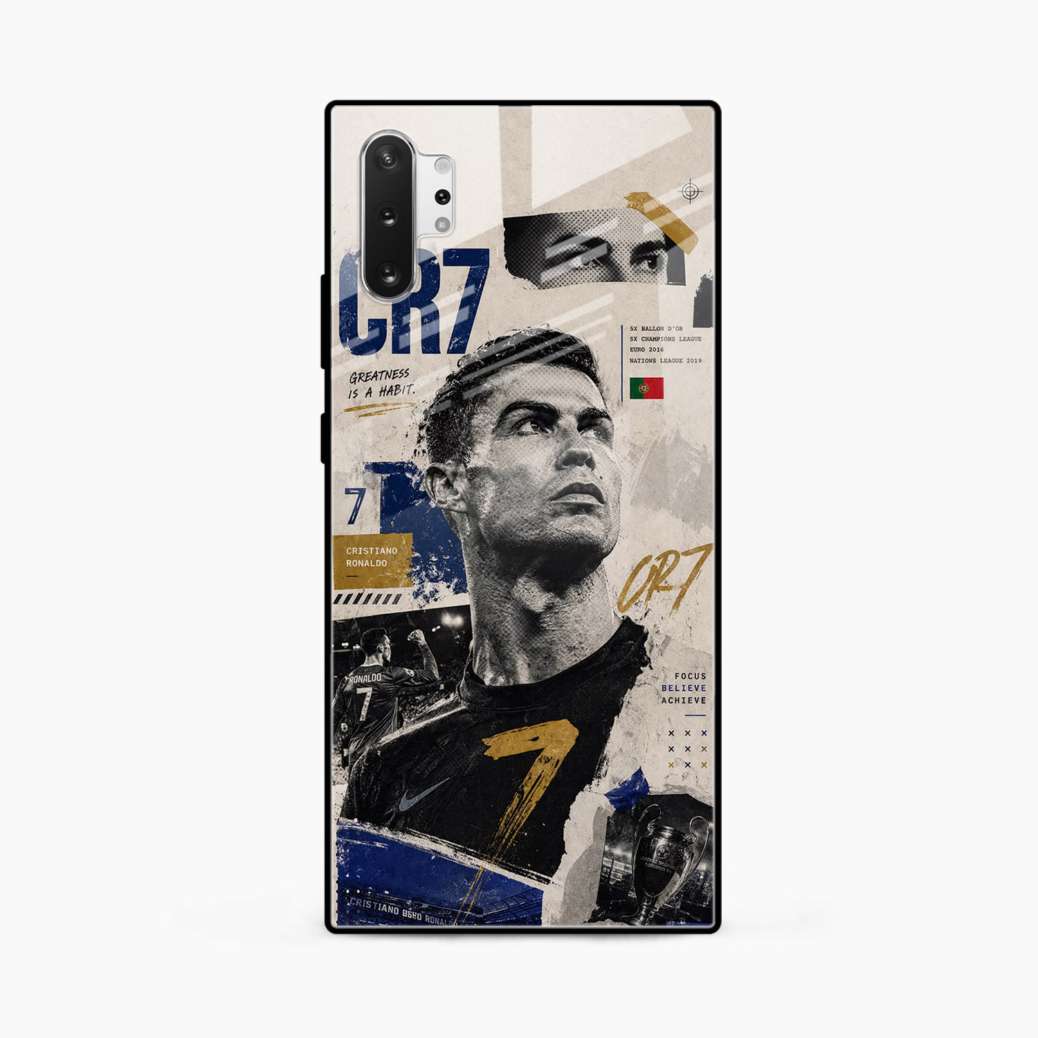 Cr7 Samsung Note 10 Plus Back Cover