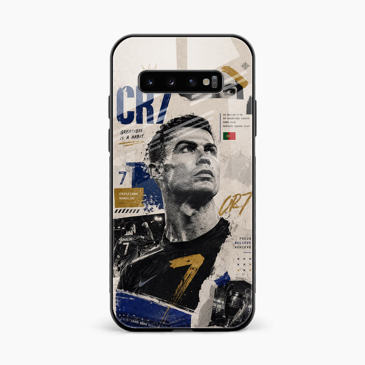 Cr7 Samsung S10 Back Cover