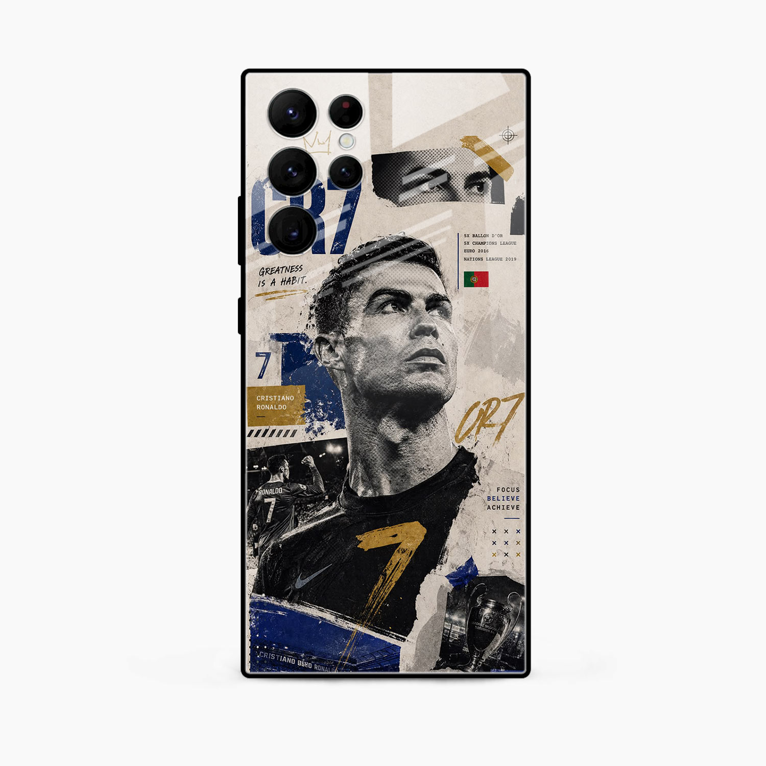 Cr7 Samsung S22 Ultra Back Cover