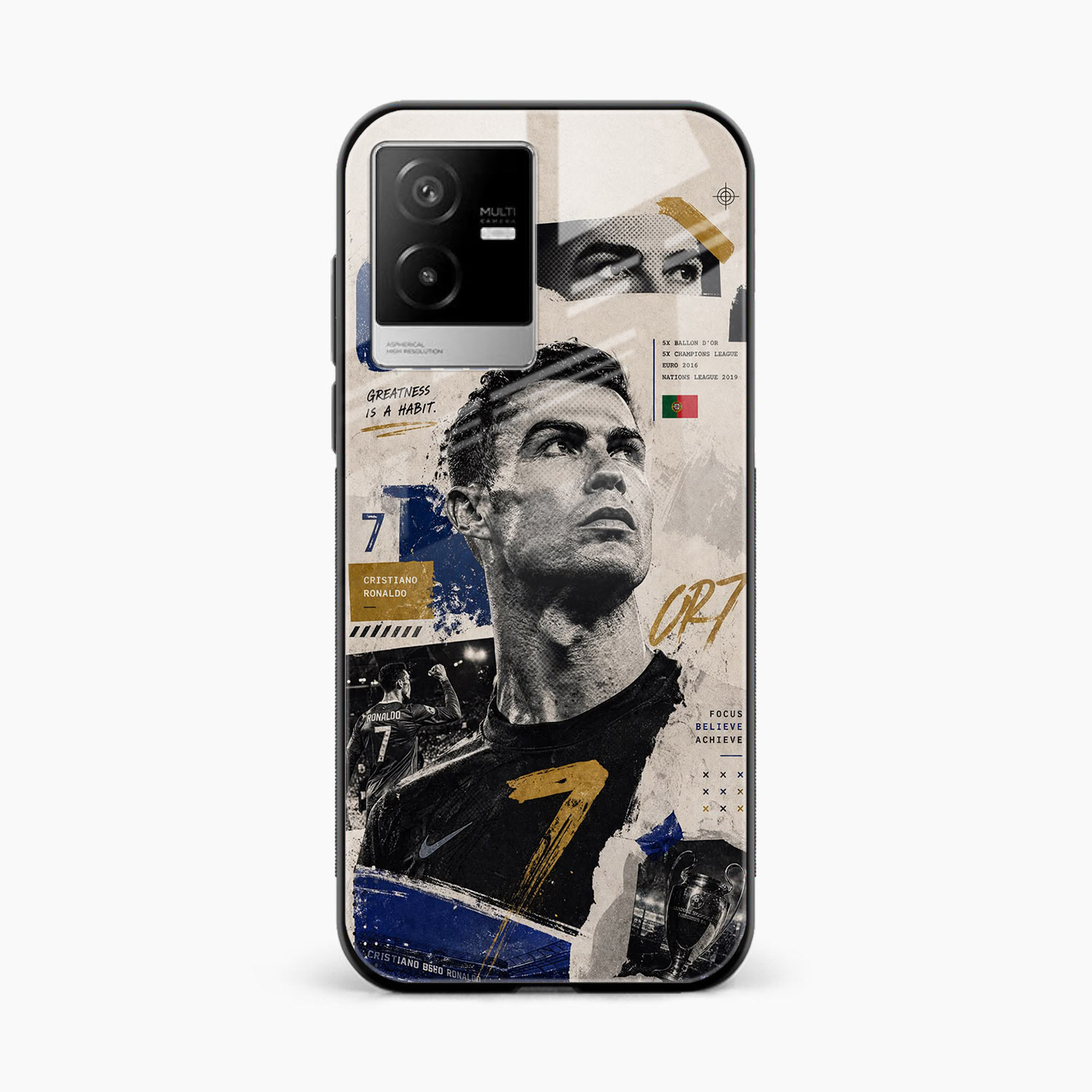 Cr7 Vivo Iqoo Z6x Back Cover