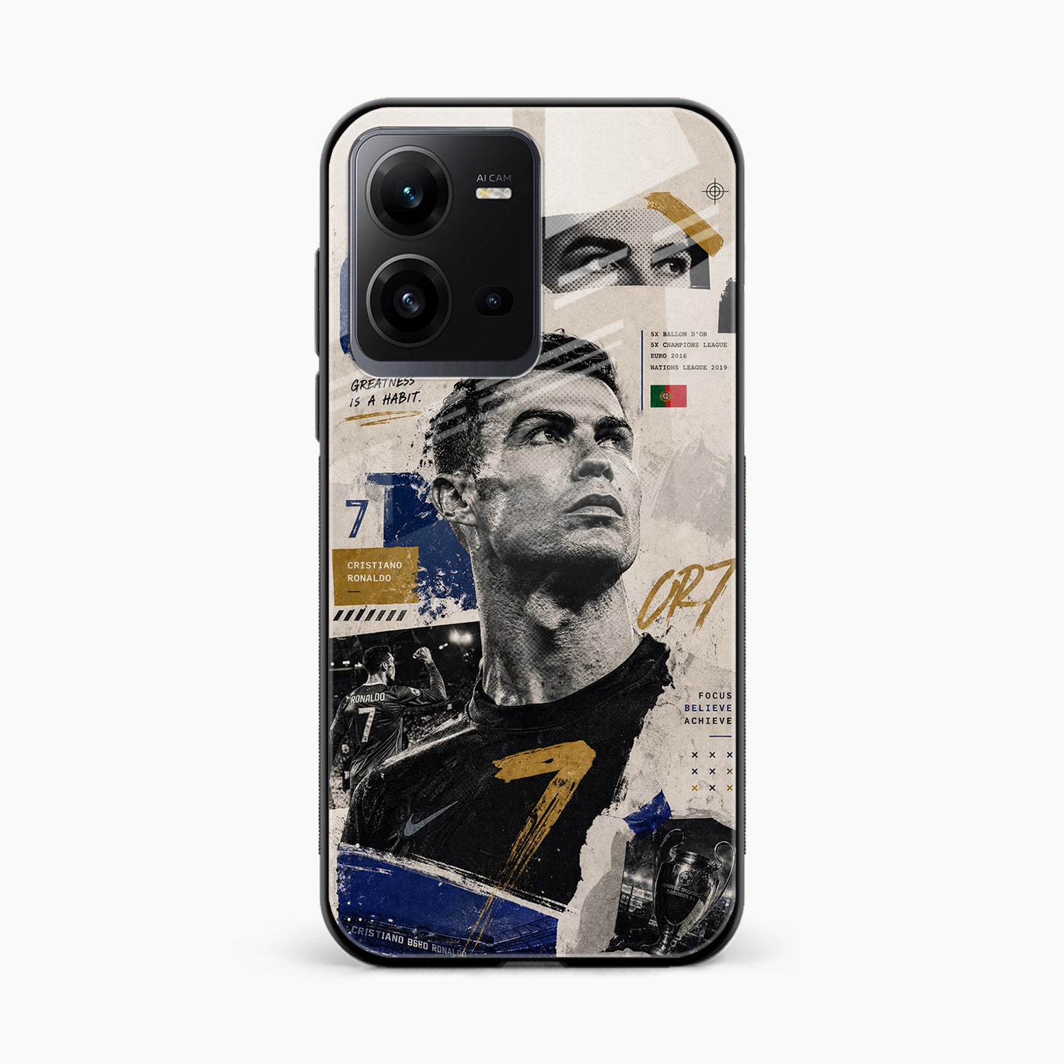 Cr7 Vivo V25 Back Cover