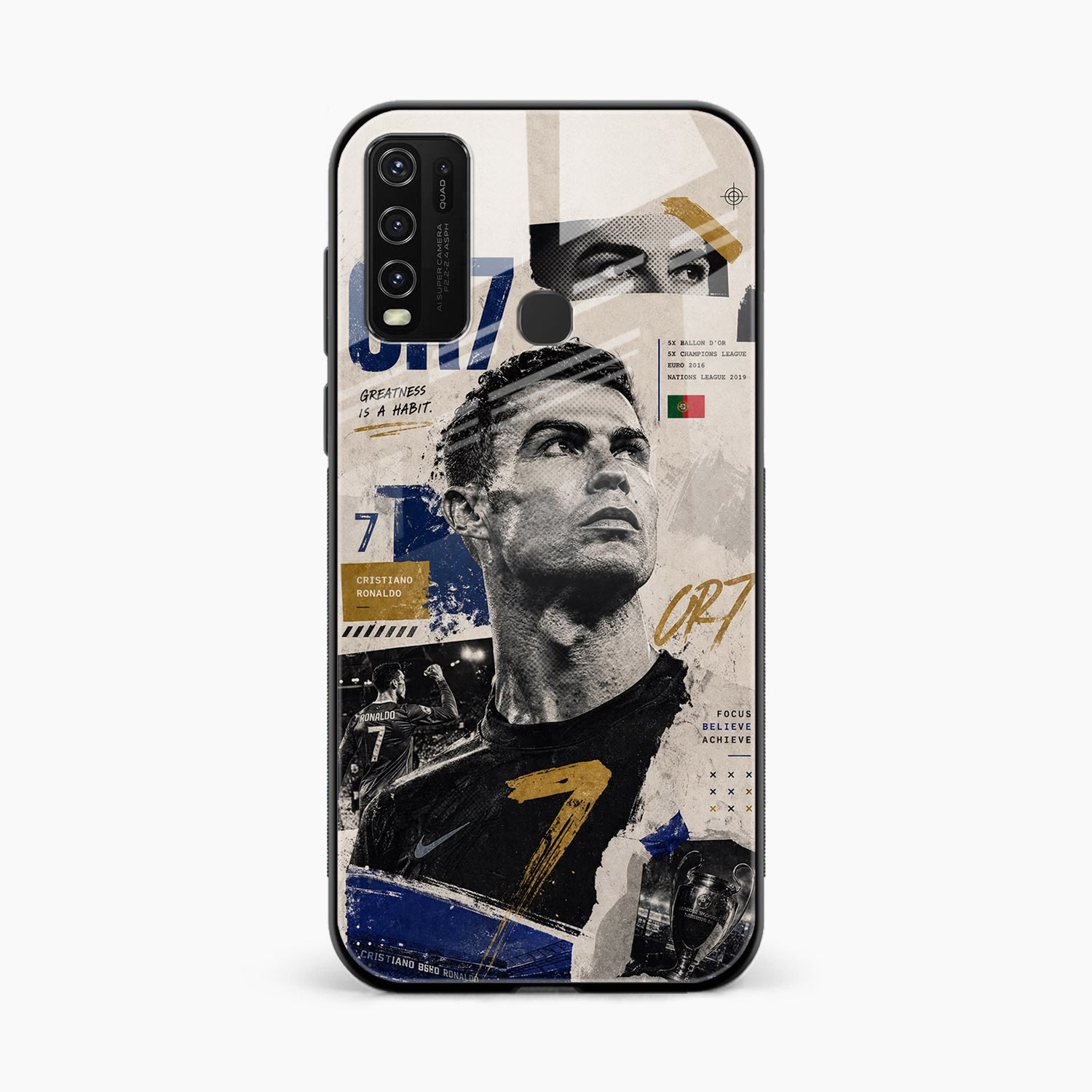 Cr7 Vivo Y30 Back Cover