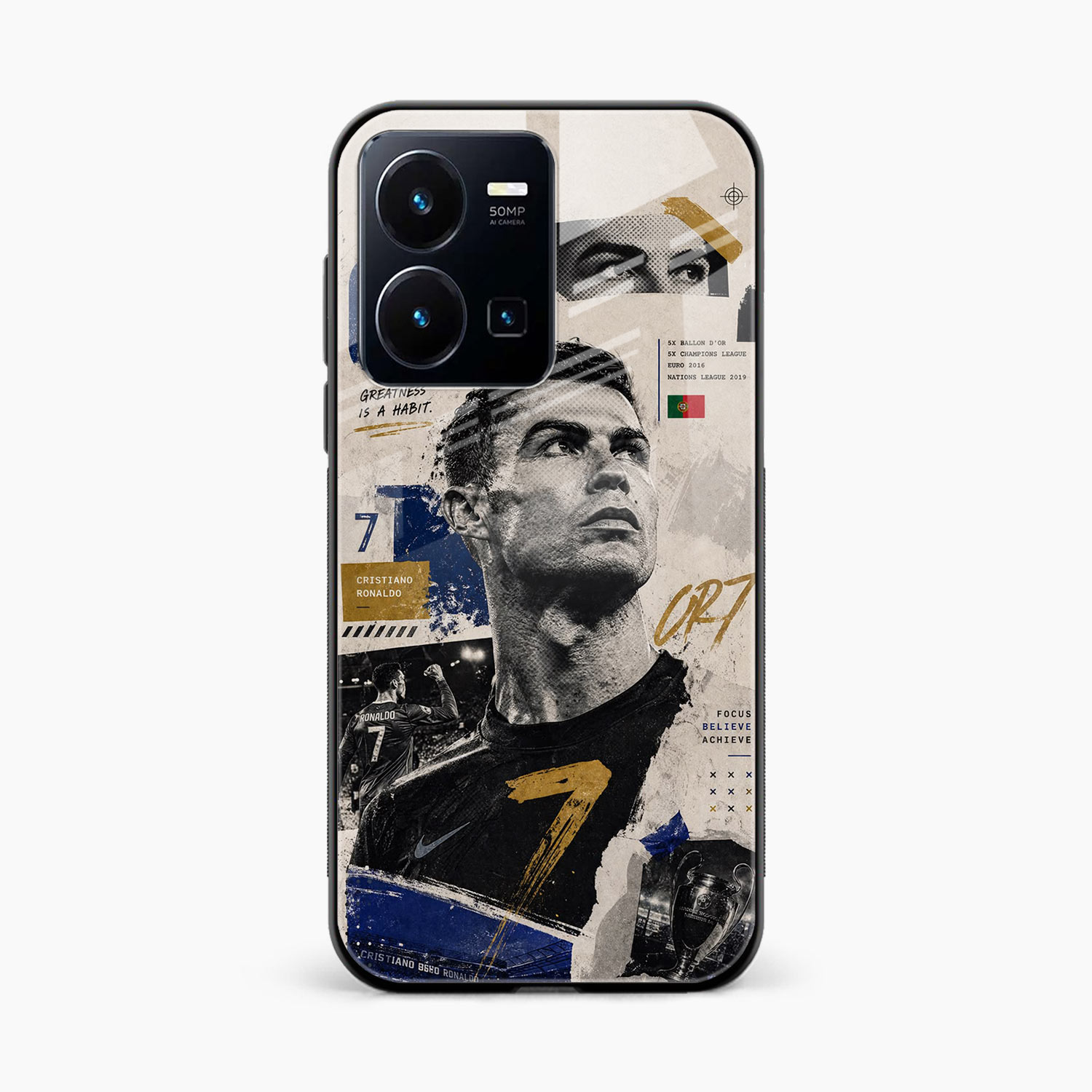 Cr7 Vivo Y35 Back Cover