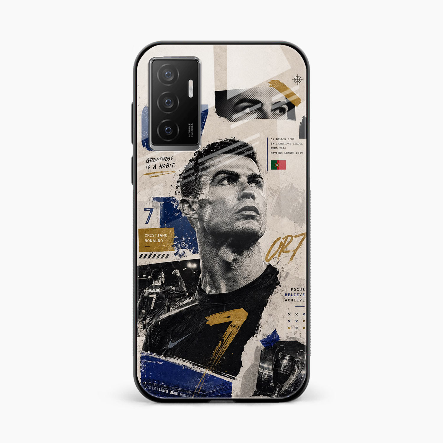 Cr7 Vivo Y75 Back Cover