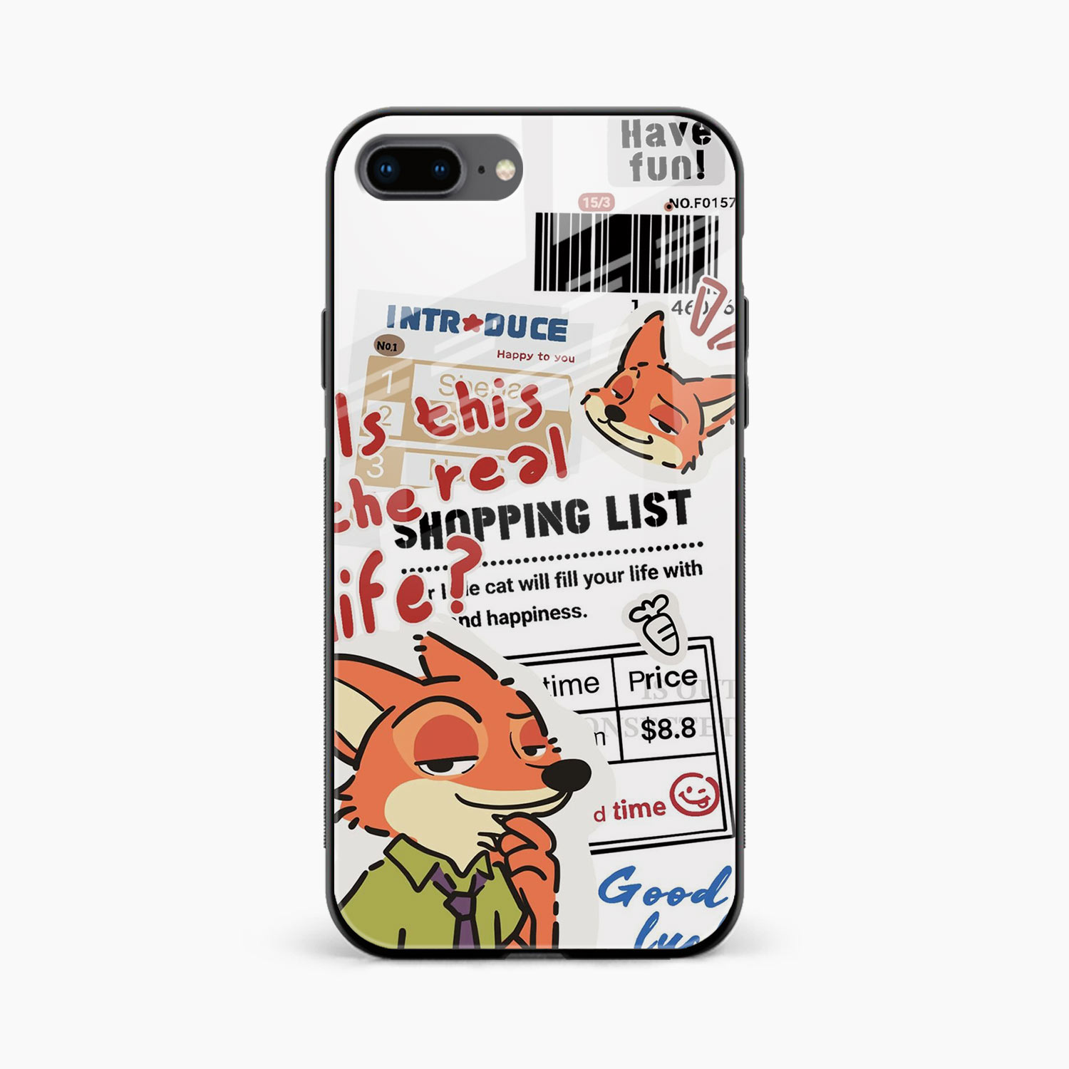 Fox & Fun iPhone 8 Plus Back Cover