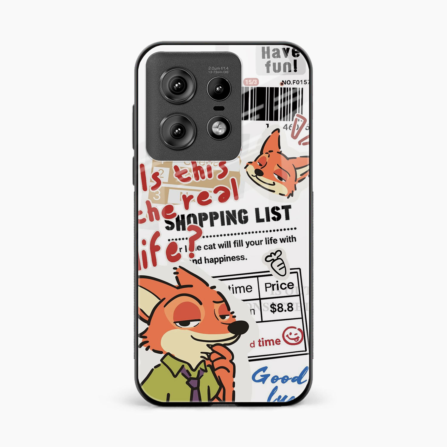 Fox & Fun Motorola Edge 50 Pro 5G Back Cover