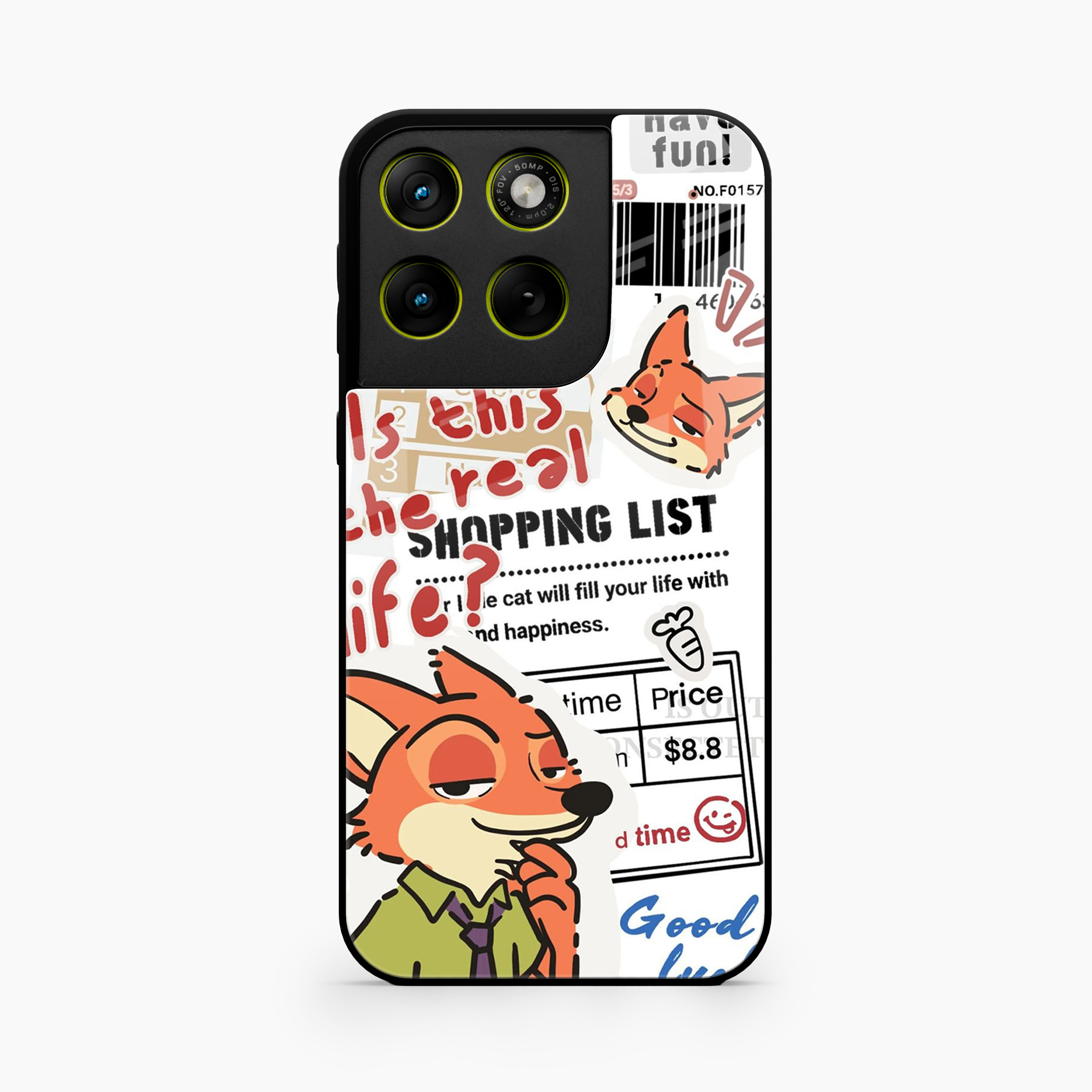 Fox & Fun Motorola Edge 70 Back Cover