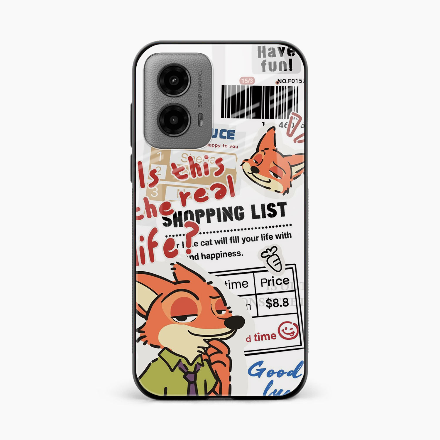 Fox & Fun Motorola G45 5G Back Cover