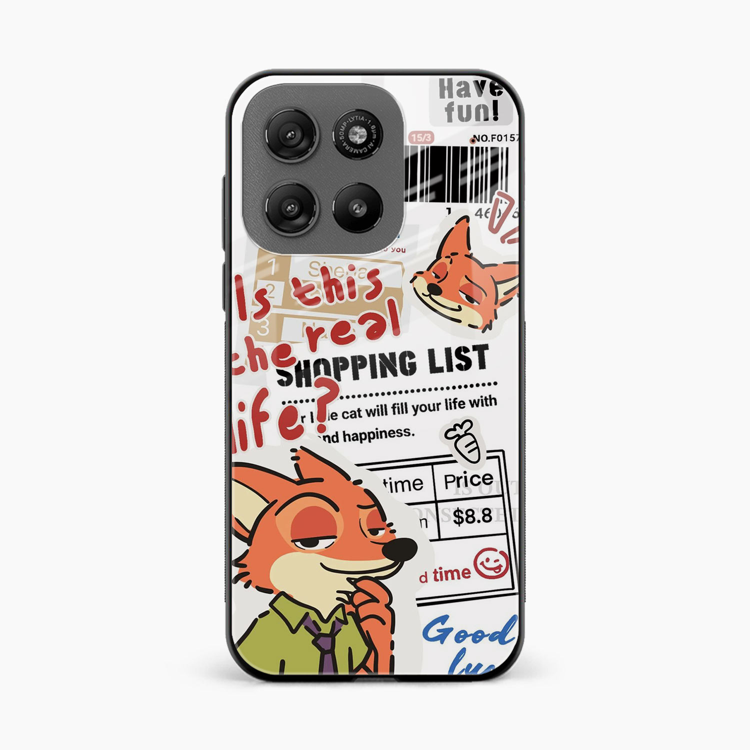 Fox & Fun Motorola G67 Power 5G Back Cover