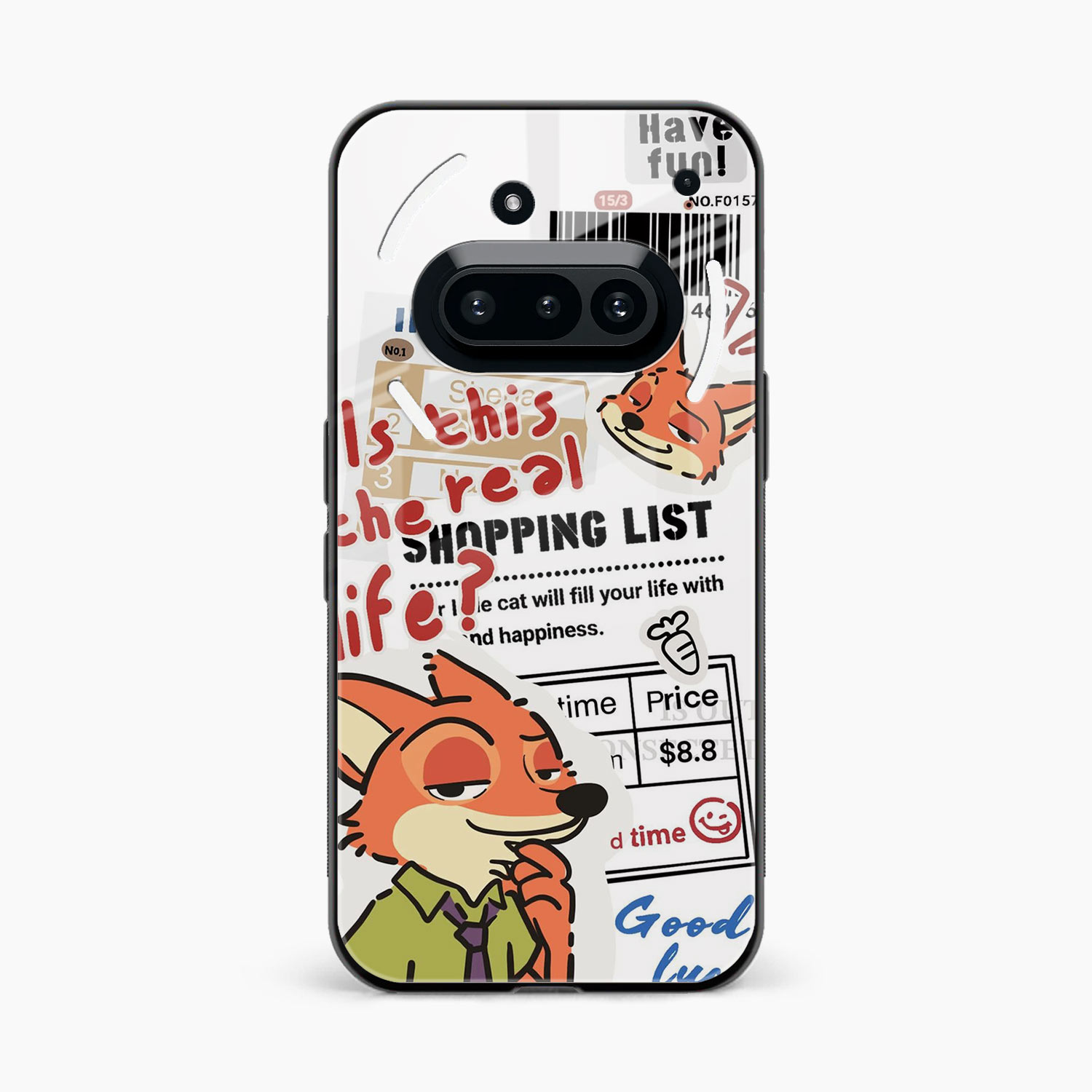 Fox & Fun Nothing Phone 3a 5G Back Cover