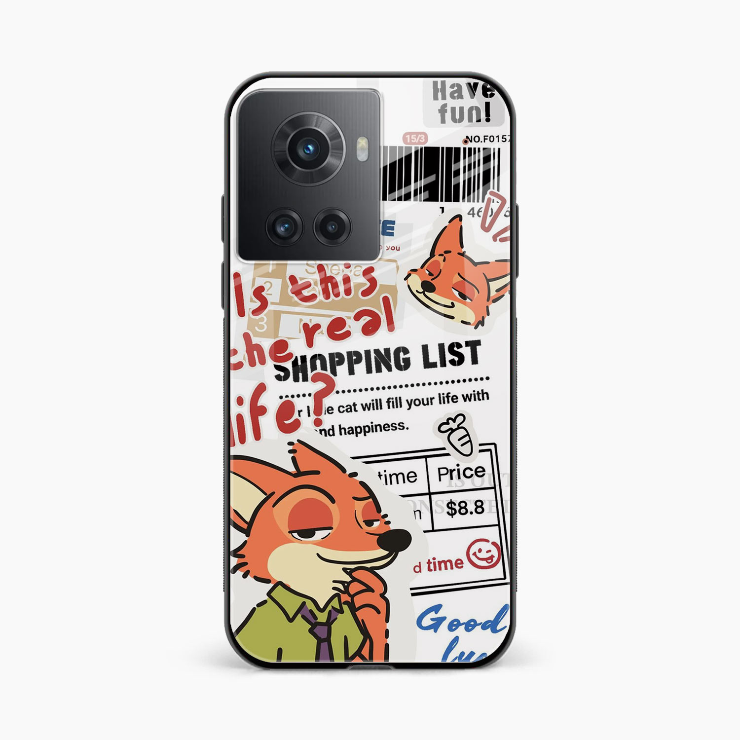 Fox & Fun OnePlus 10R Back Cover