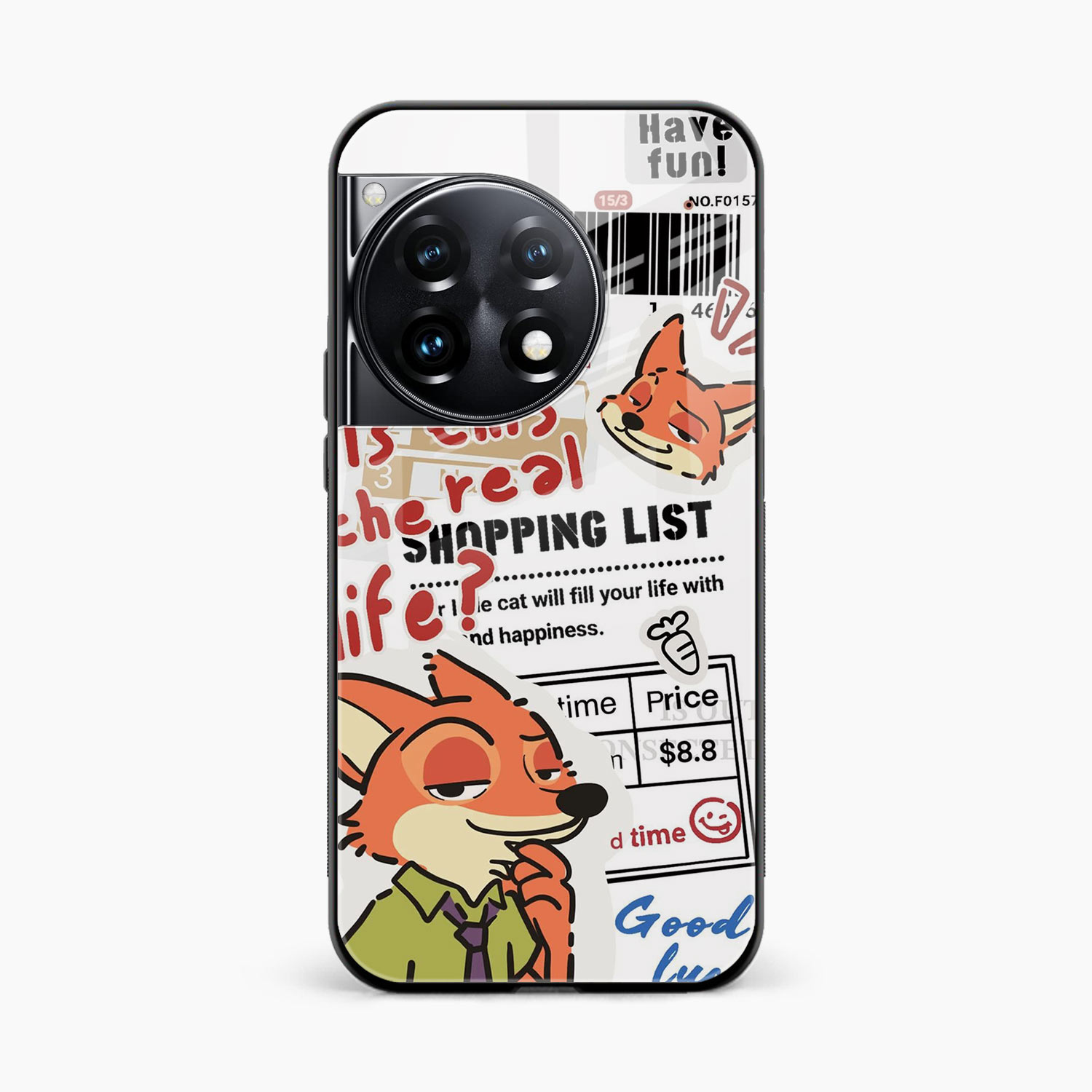 Fox & Fun OnePlus 12r Back Cover
