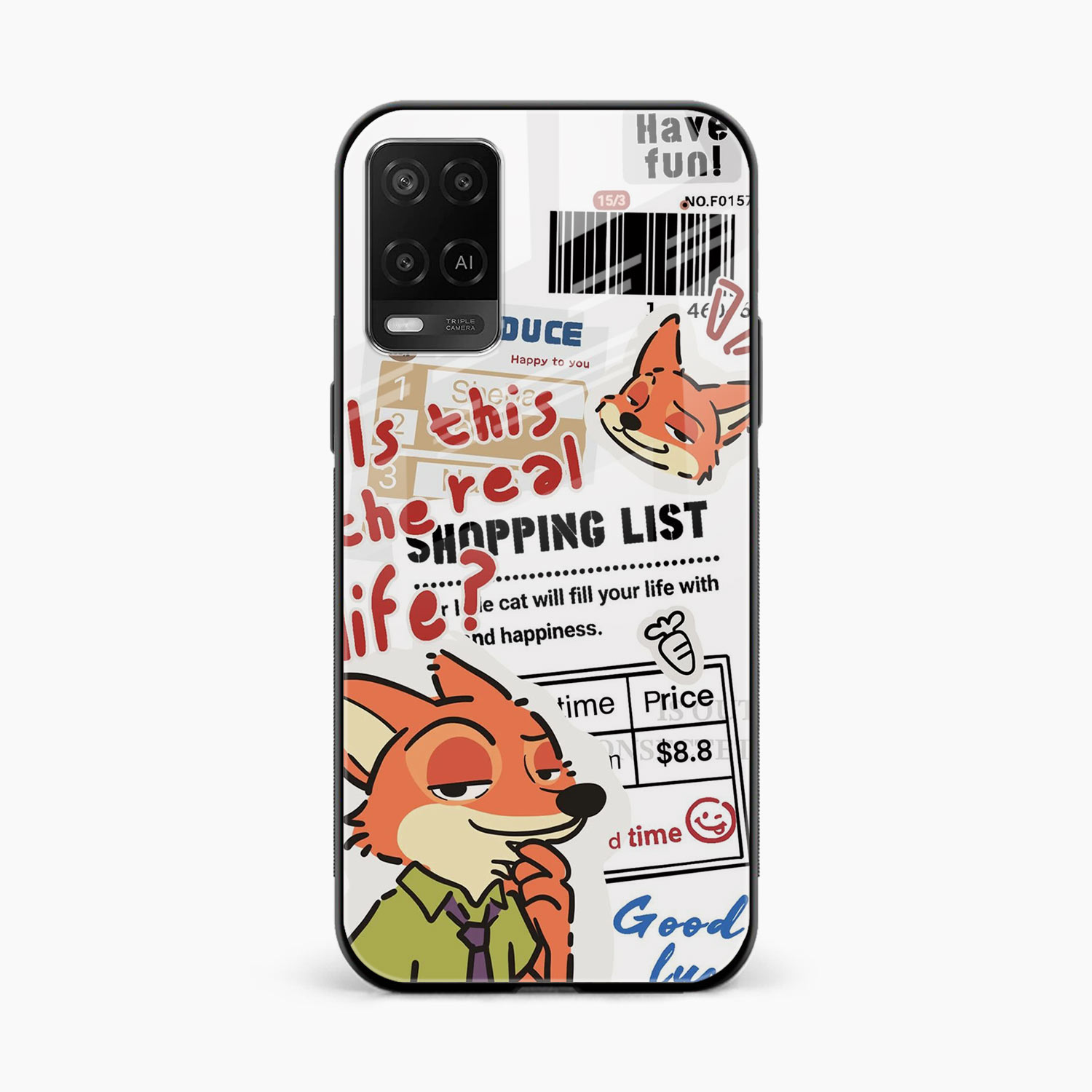 Fox & Fun Oppo A54 Back Cover