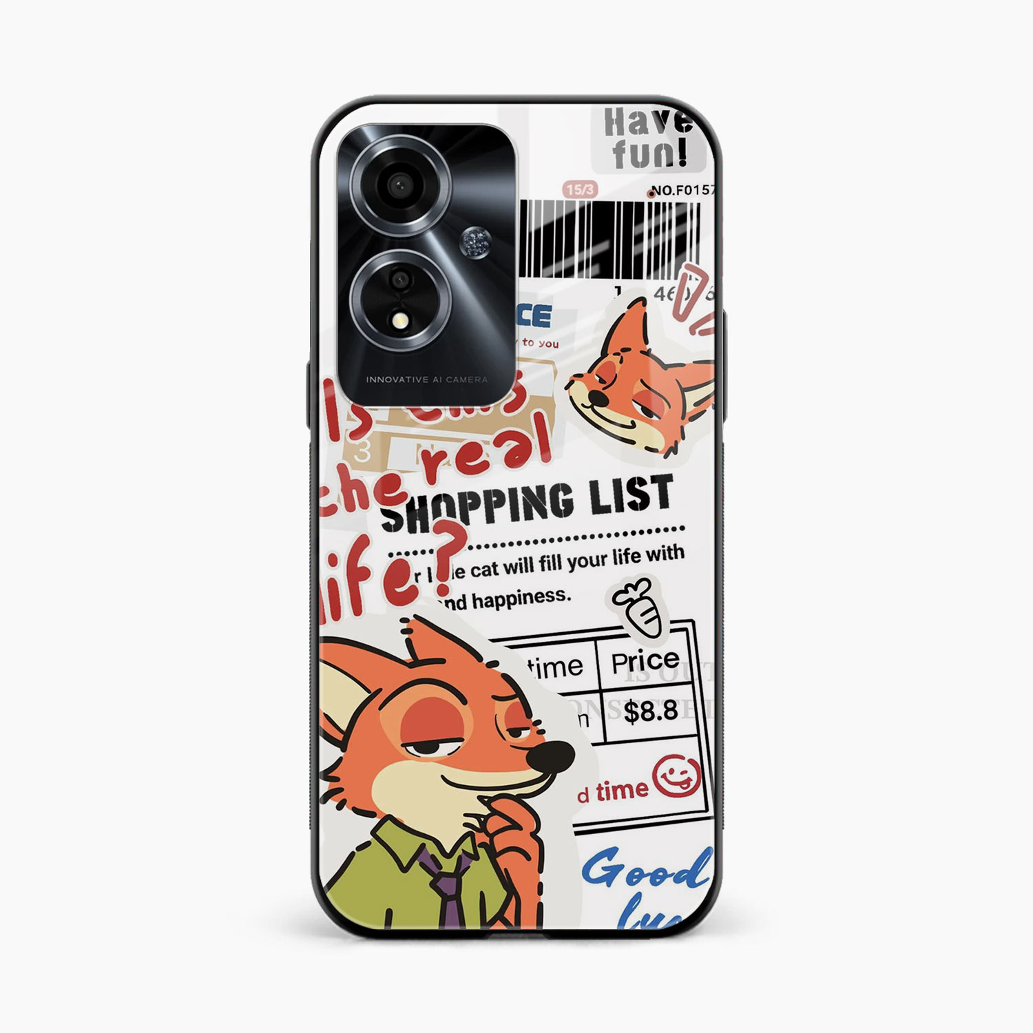 Fox & Fun Oppo A59 Back Cover