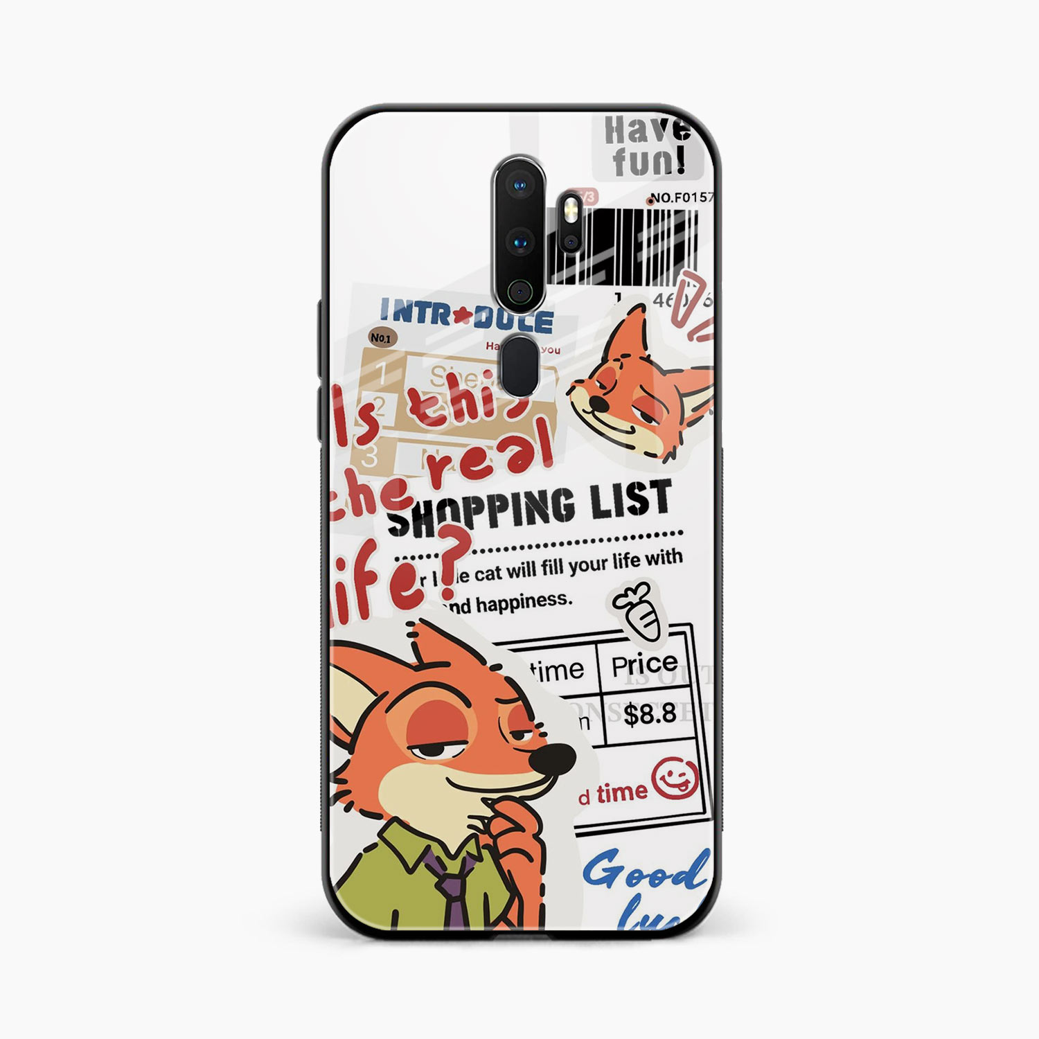 Fox & Fun Oppo A9 Back Cover