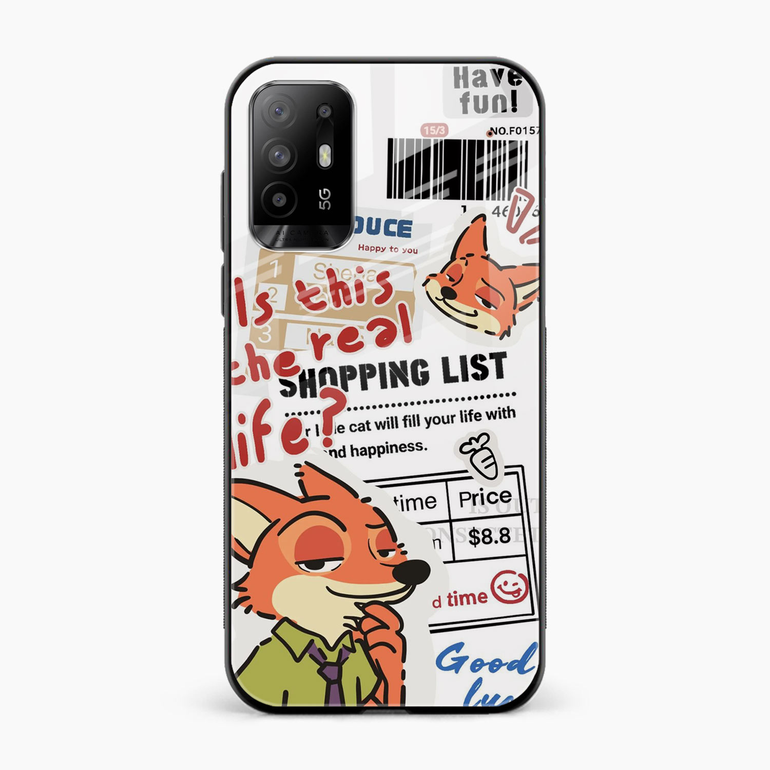 Fox & Fun Oppo F19 Pro Plus Back Cover