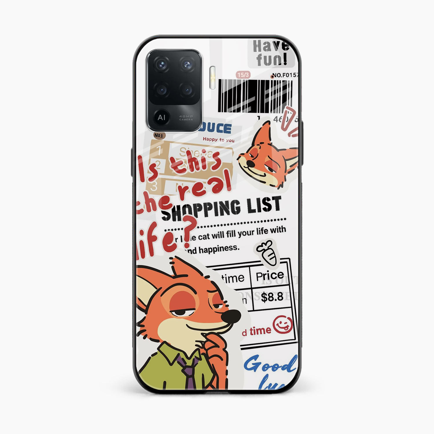 Fox & Fun Oppo F19 Pro Back Cover