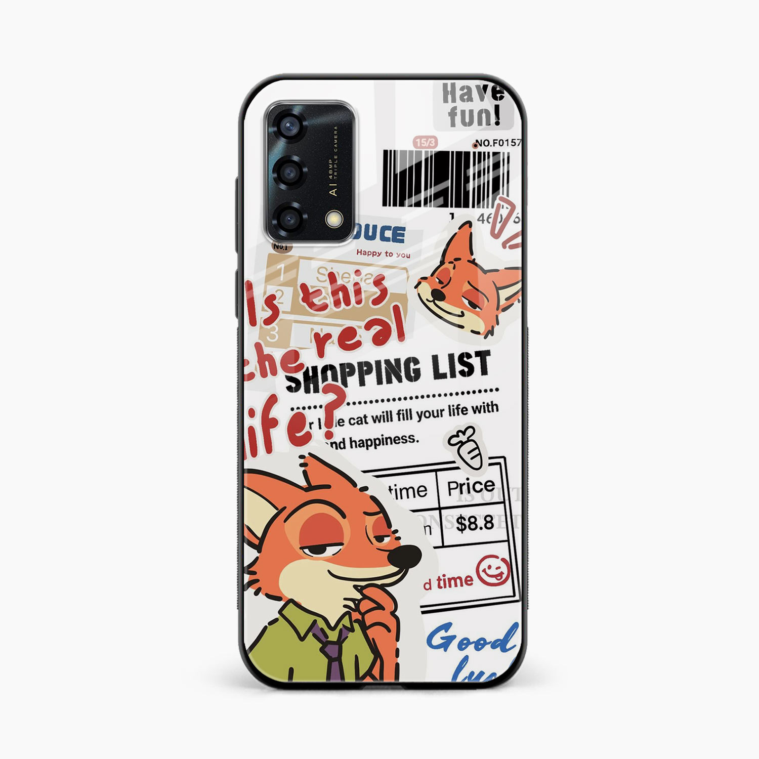 Fox & Fun Oppo F19s Back Cover