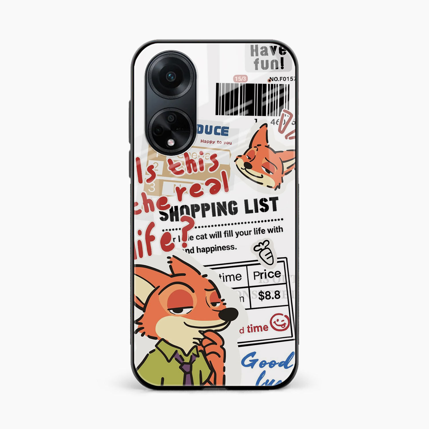 Fox & Fun Oppo F23 Back Cover