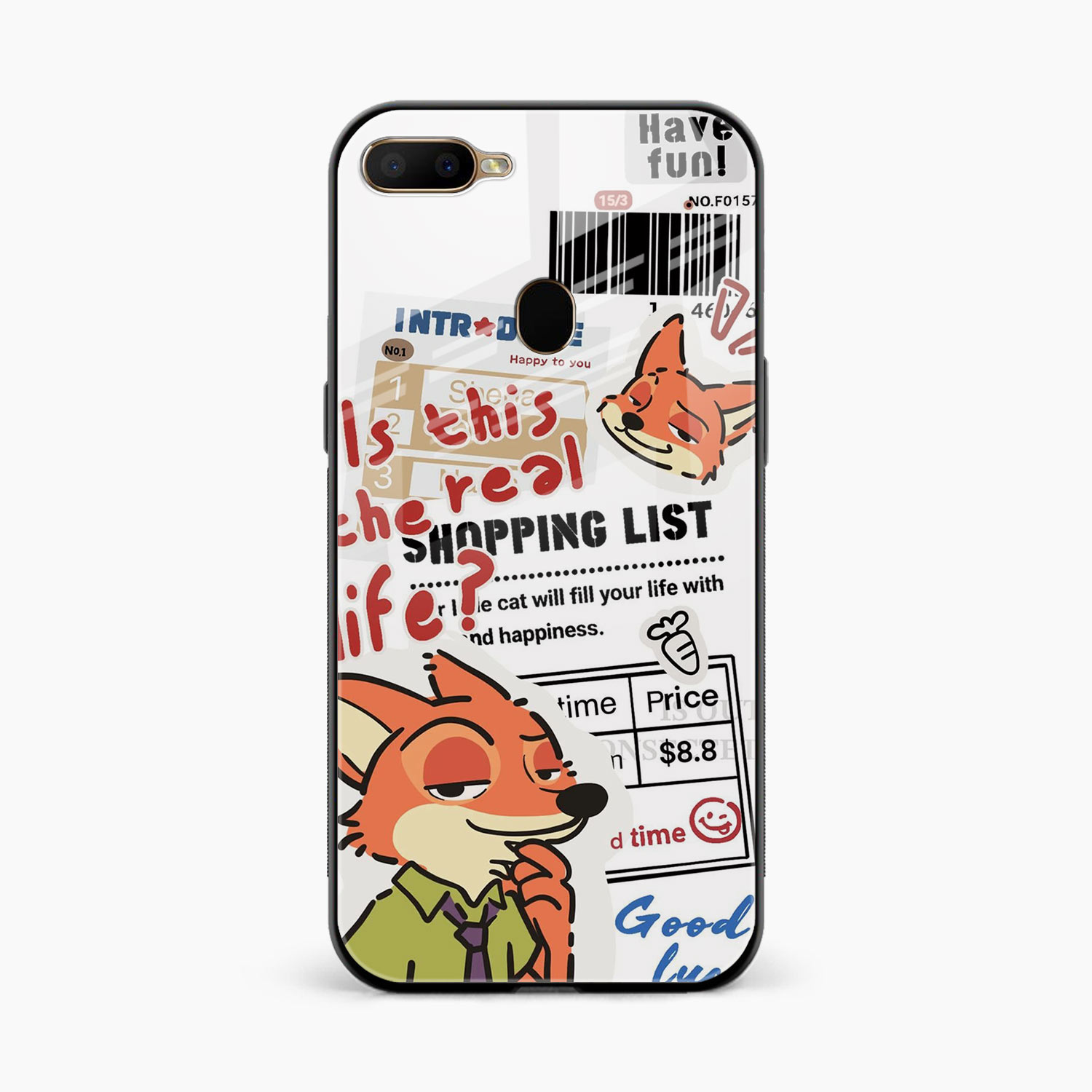 Fox & Fun Oppo F9 Pro Back Cover