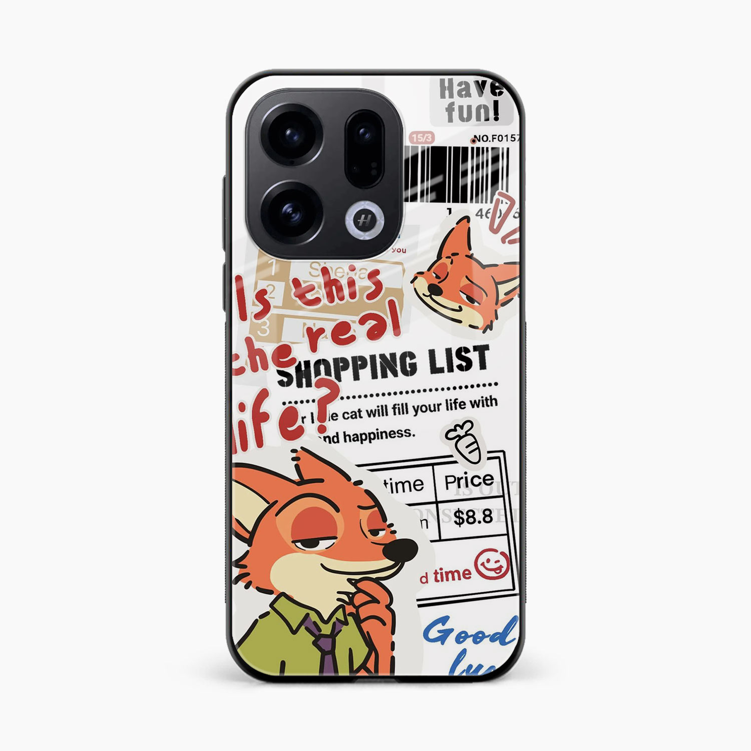 Fox & Fun Oppo Find X9 Back Cover
