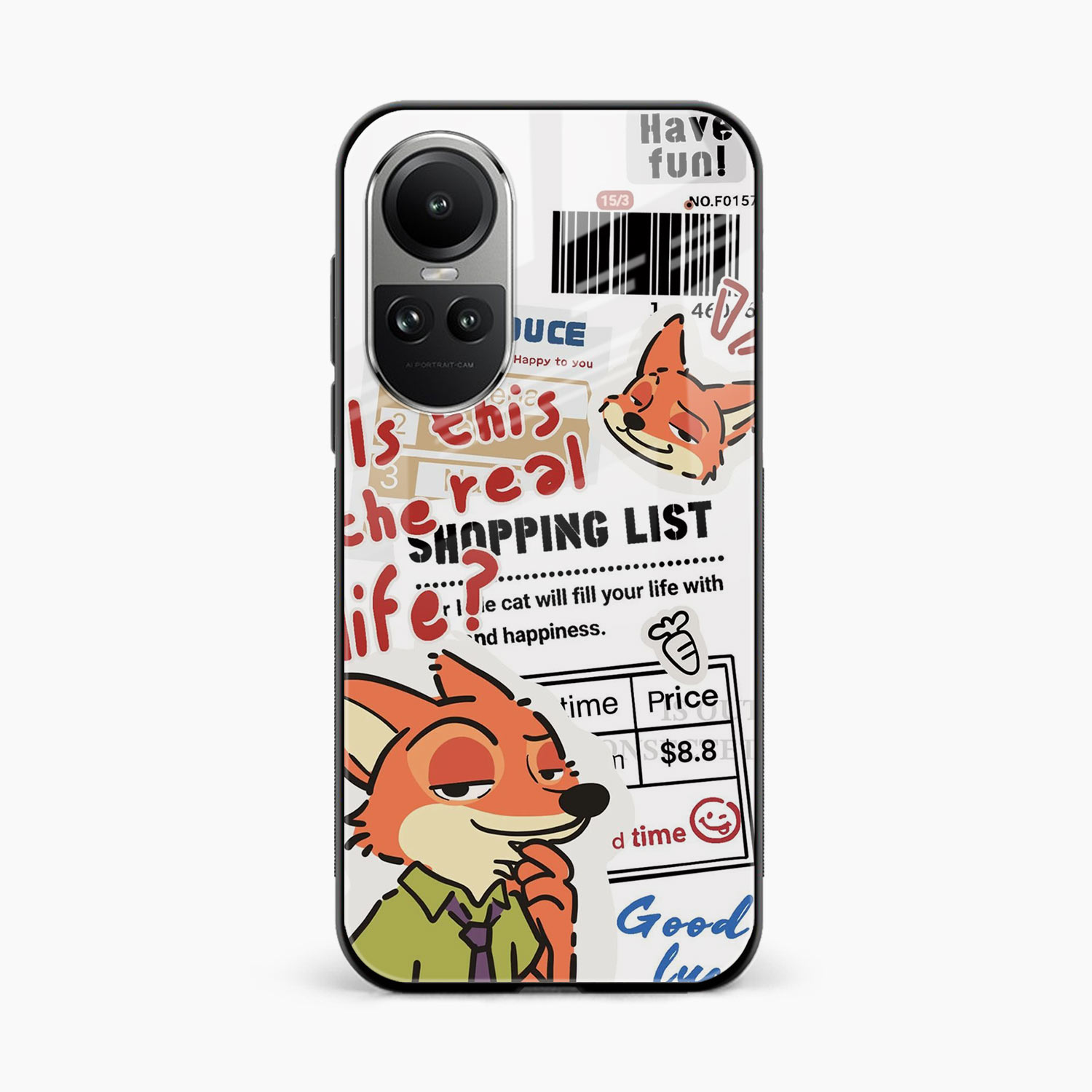 Fox & Fun Oppo Reno 10 Back Cover
