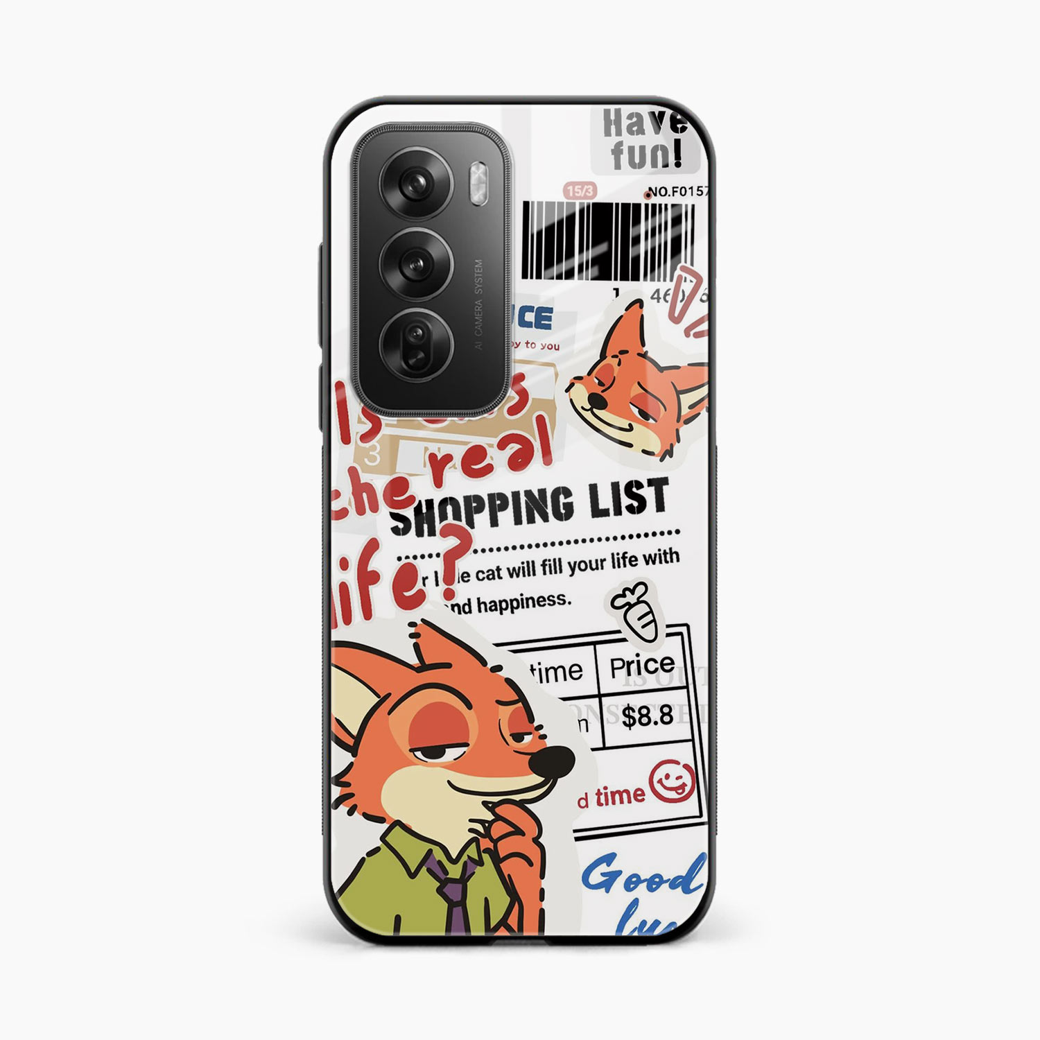 Fox & Fun Oppo Reno 12 5G Back Cover
