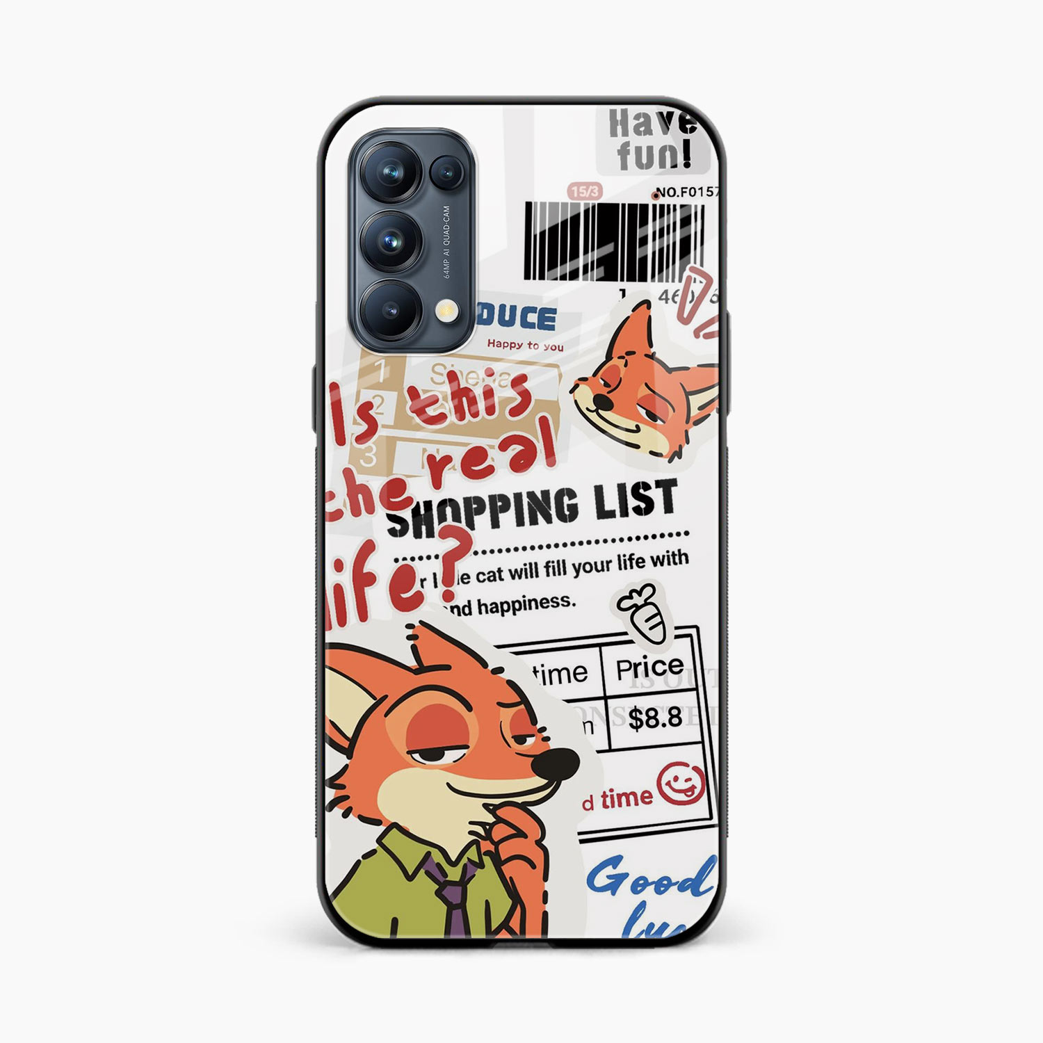 Fox & Fun Oppo Reno 5 Pro Back Cover