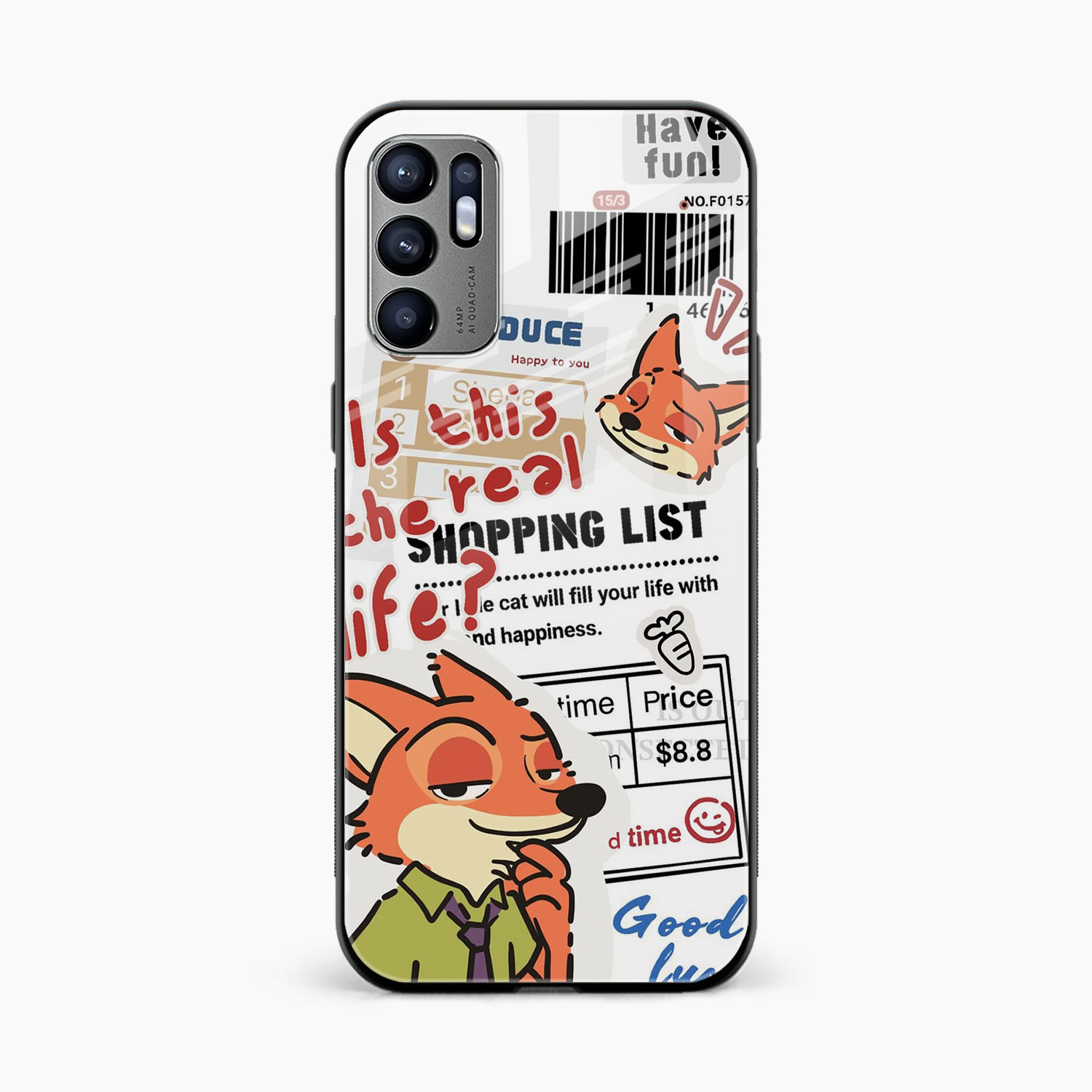 Fox & Fun Oppo Reno 6 4G Back Cover