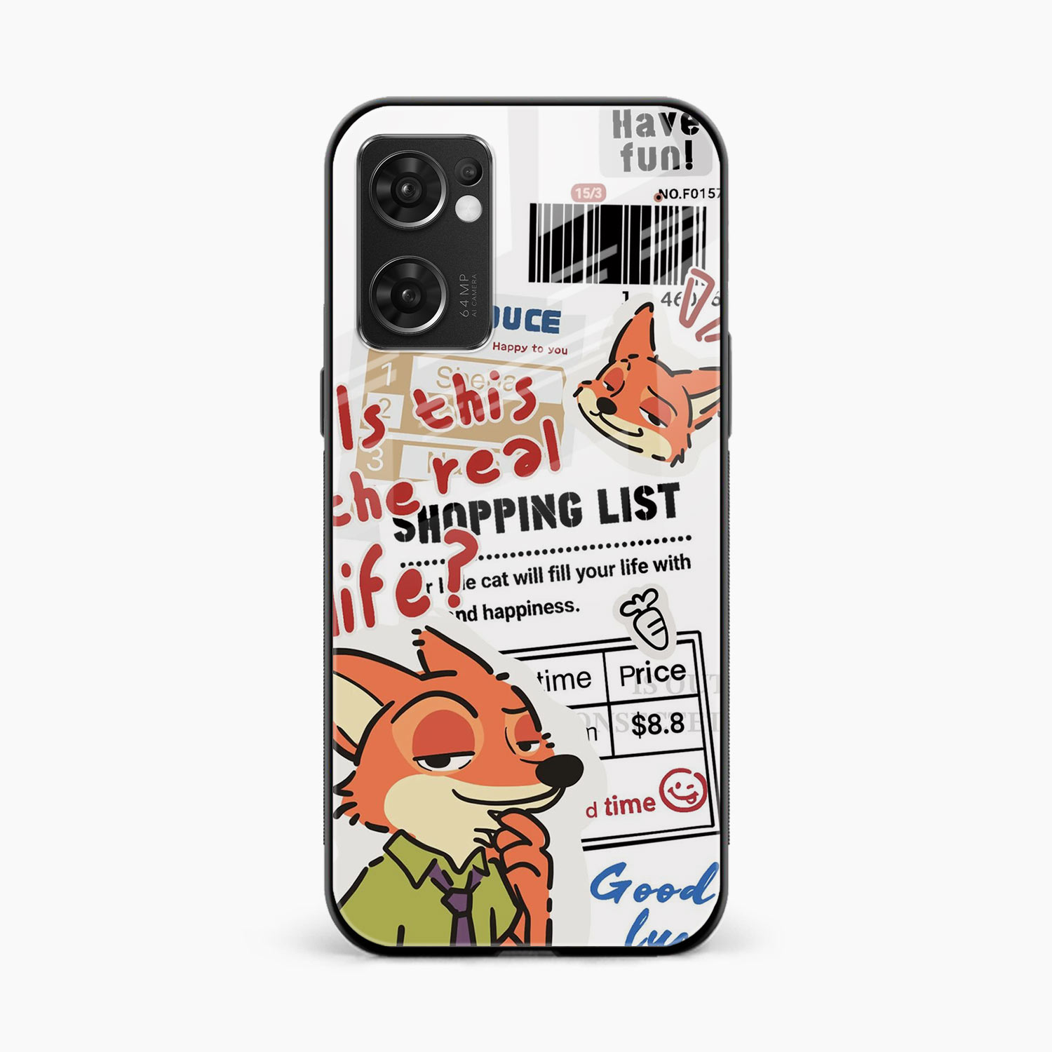 Fox & Fun Oppo Reno 7 5G Back Cover