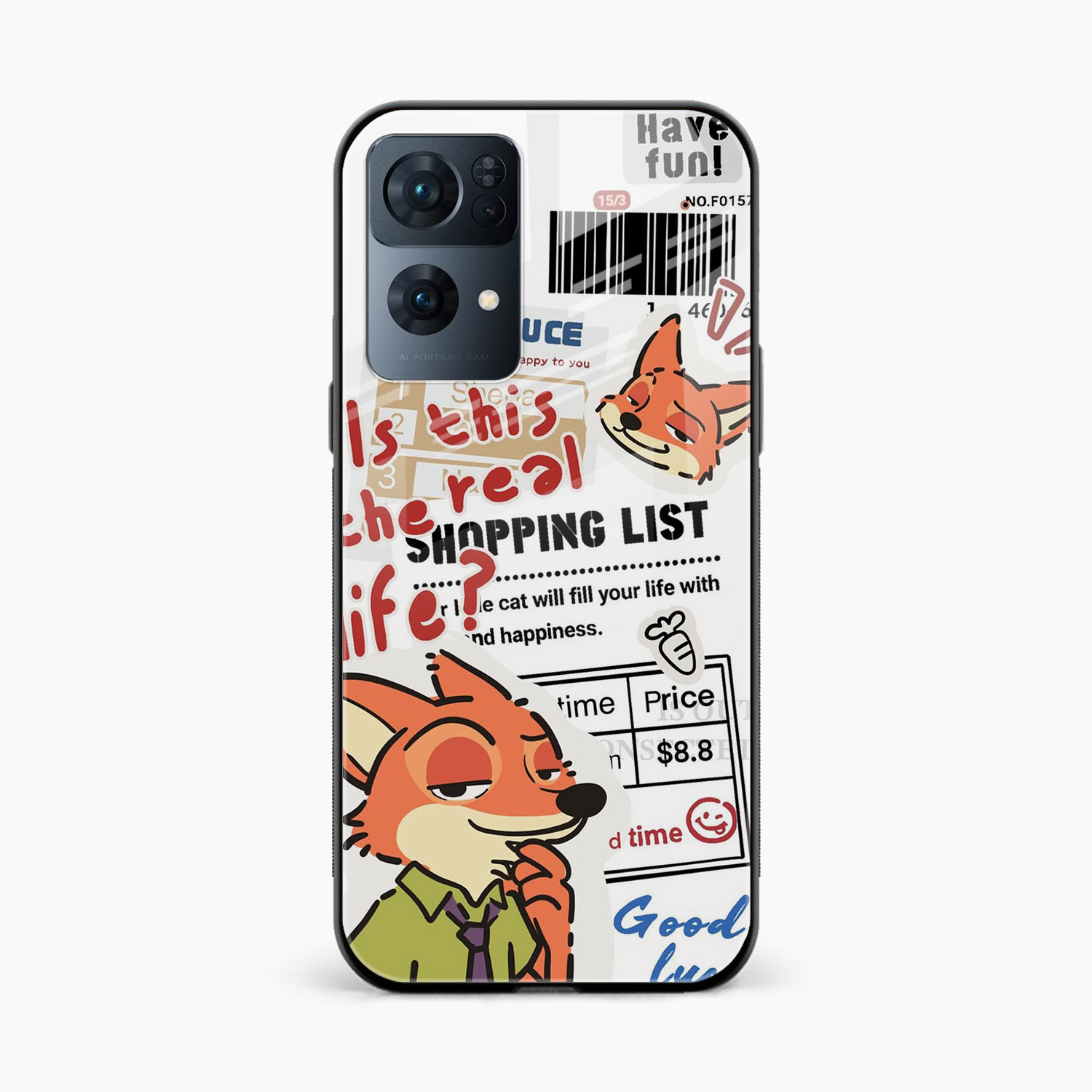 Fox & Fun Oppo Reno 7 Pro Back Cover