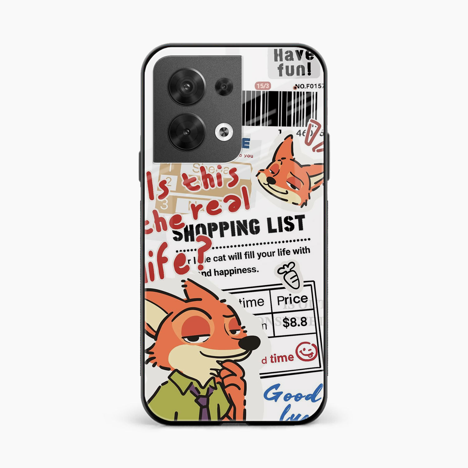 Fox & Fun Oppo Reno 8 Back Cover
