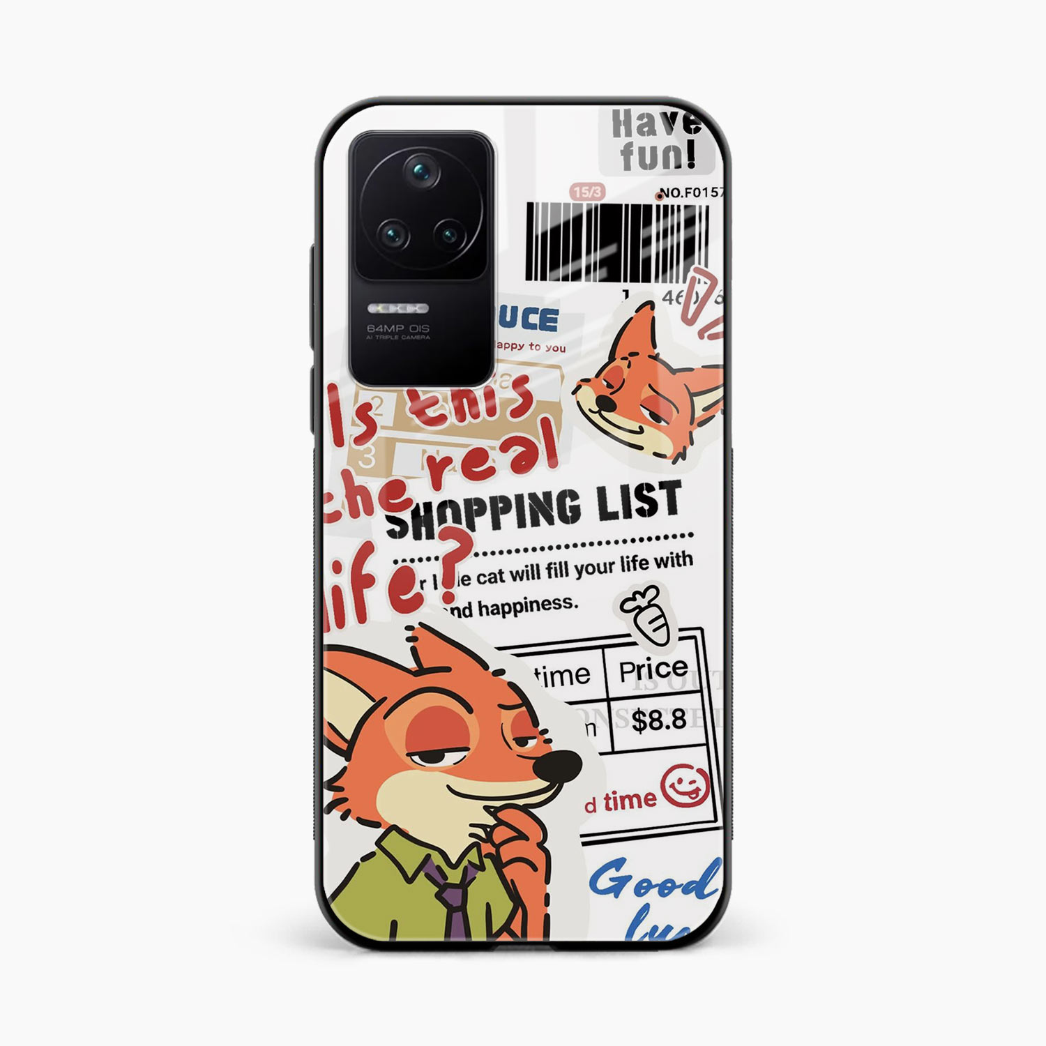 Fox & Fun Poco F4 Back Cover