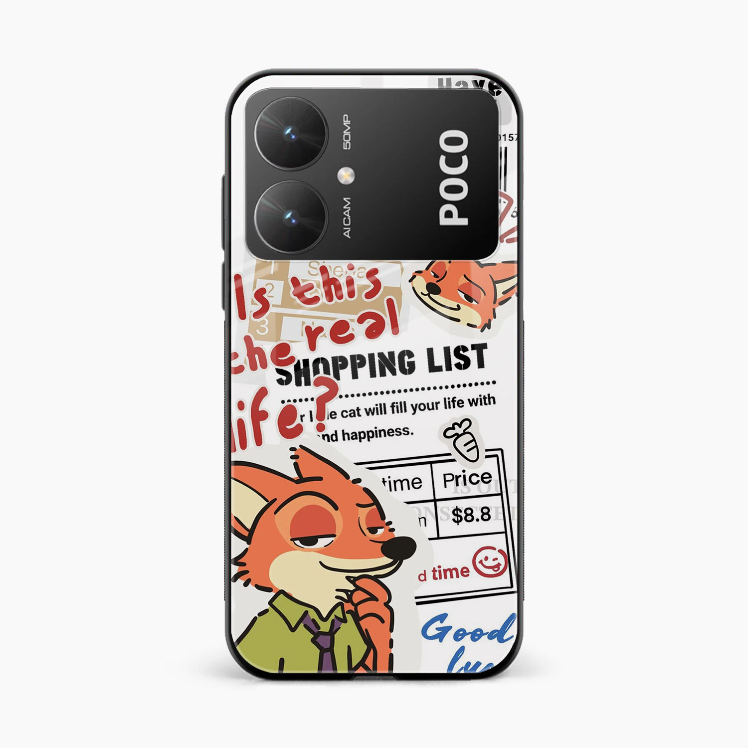 Fox & Fun Poco M6 5G Back Cover