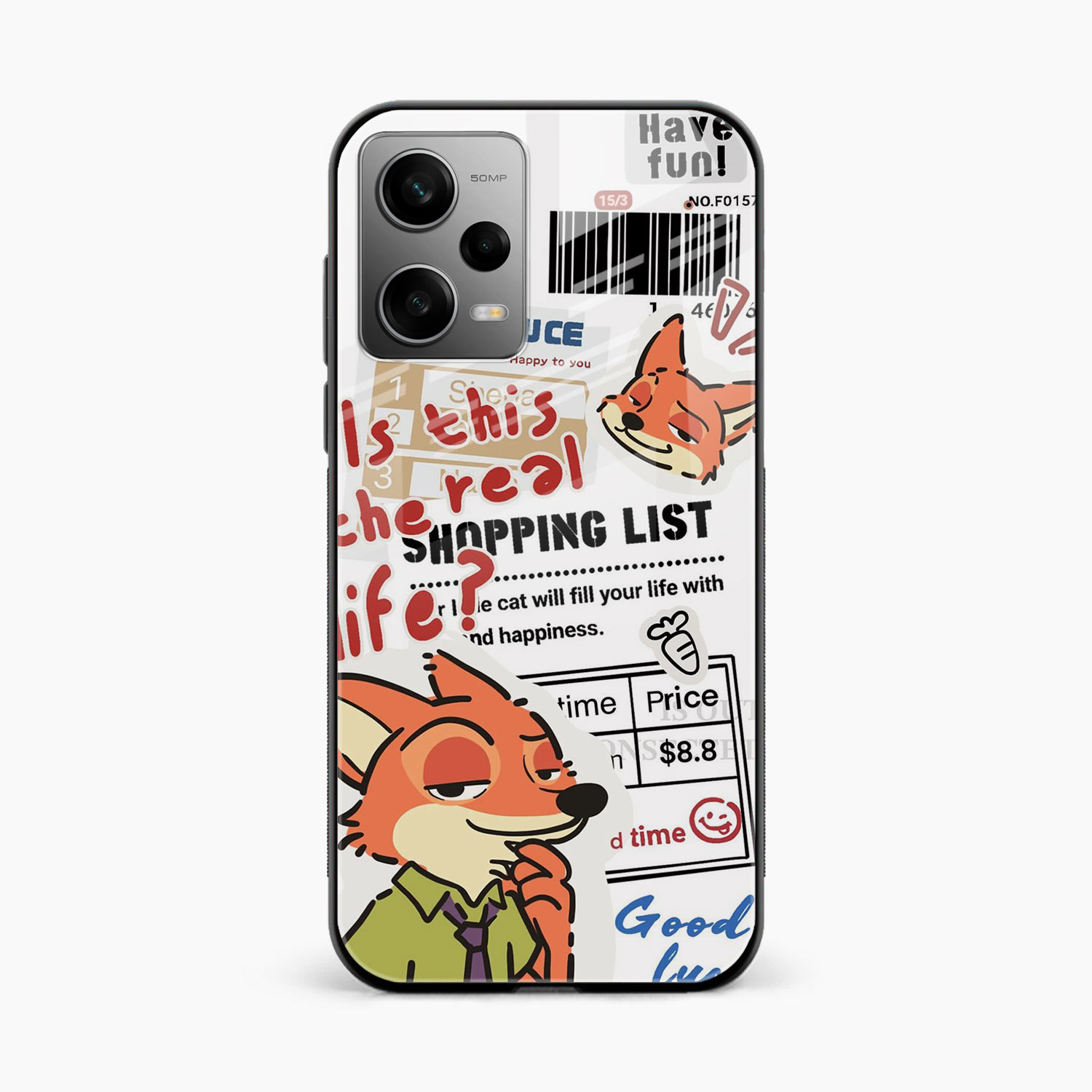 Fox & Fun Poco X5 Back Cover
