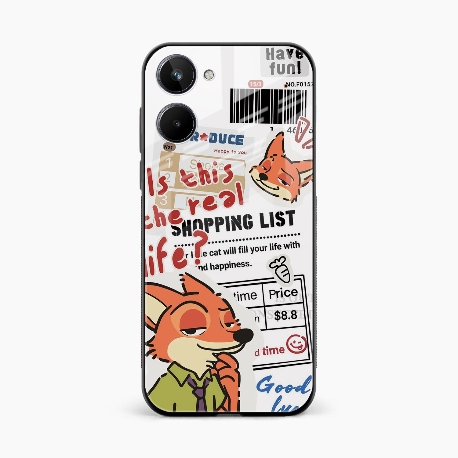 Fox & Fun Realme 10 Back Cover