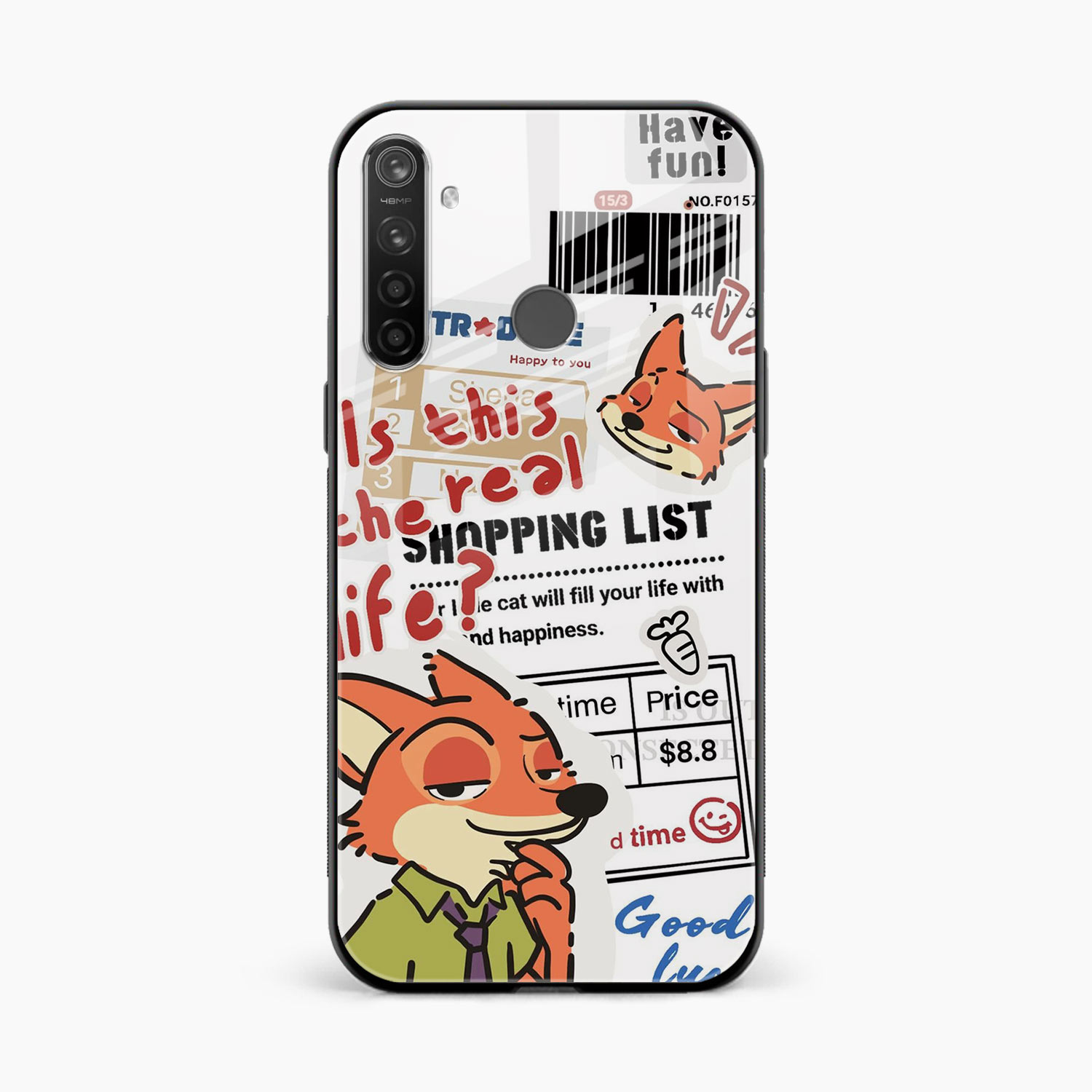 Fox & Fun Realme 6i Back Cover