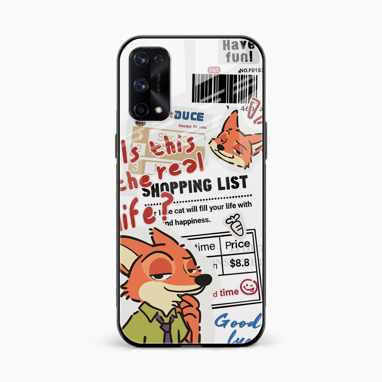 Fox & Fun Realme 7 Pro Back Cover